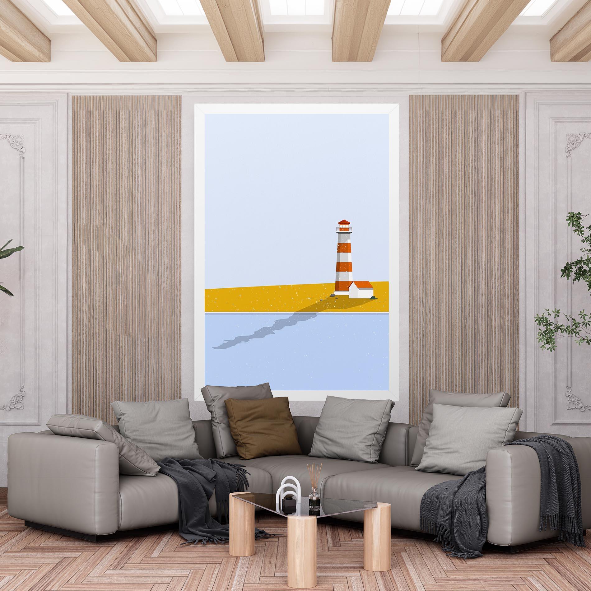 Vászonkép Beach Tower mockup 6