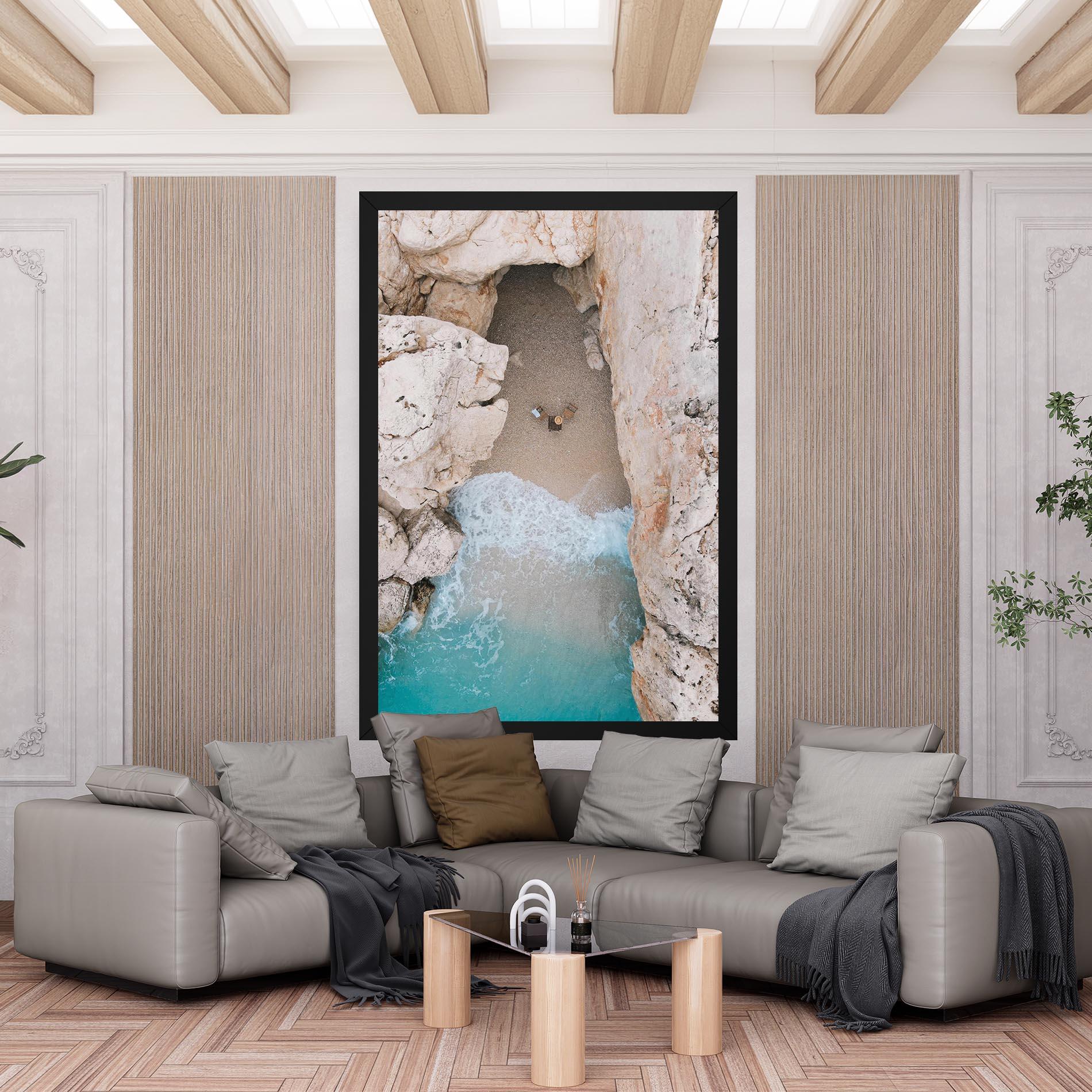 Vászonkép Private White Cave mockup 6