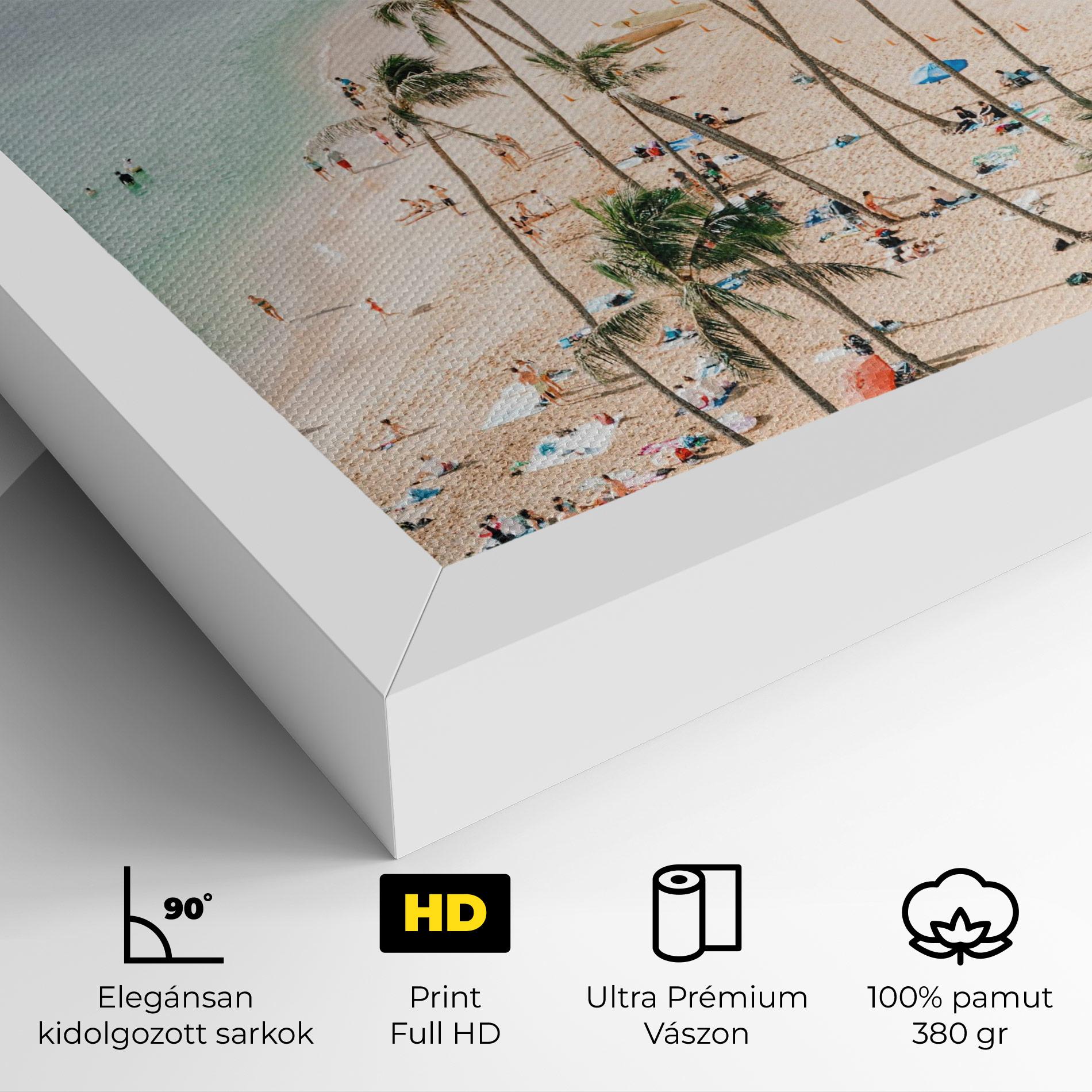 Vászonkép Beach Day mockup 4