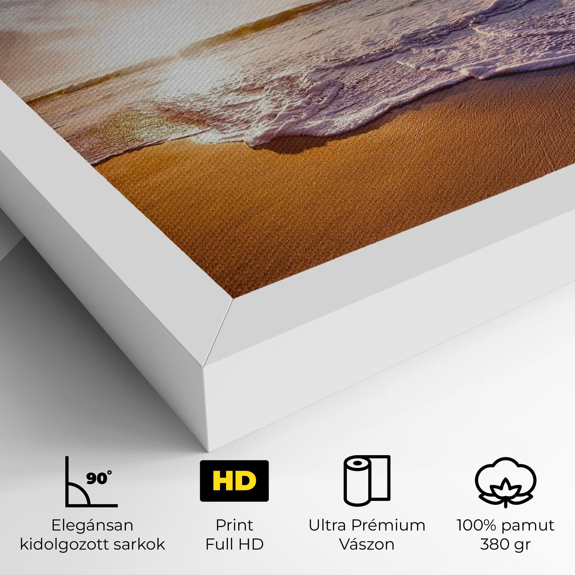 Vászonkép Beach Sunrise mockup 4