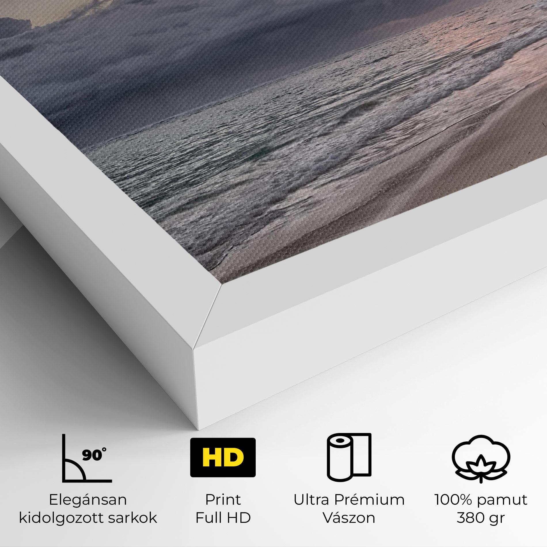 Vászonkép Cloudy Beach mockup 4