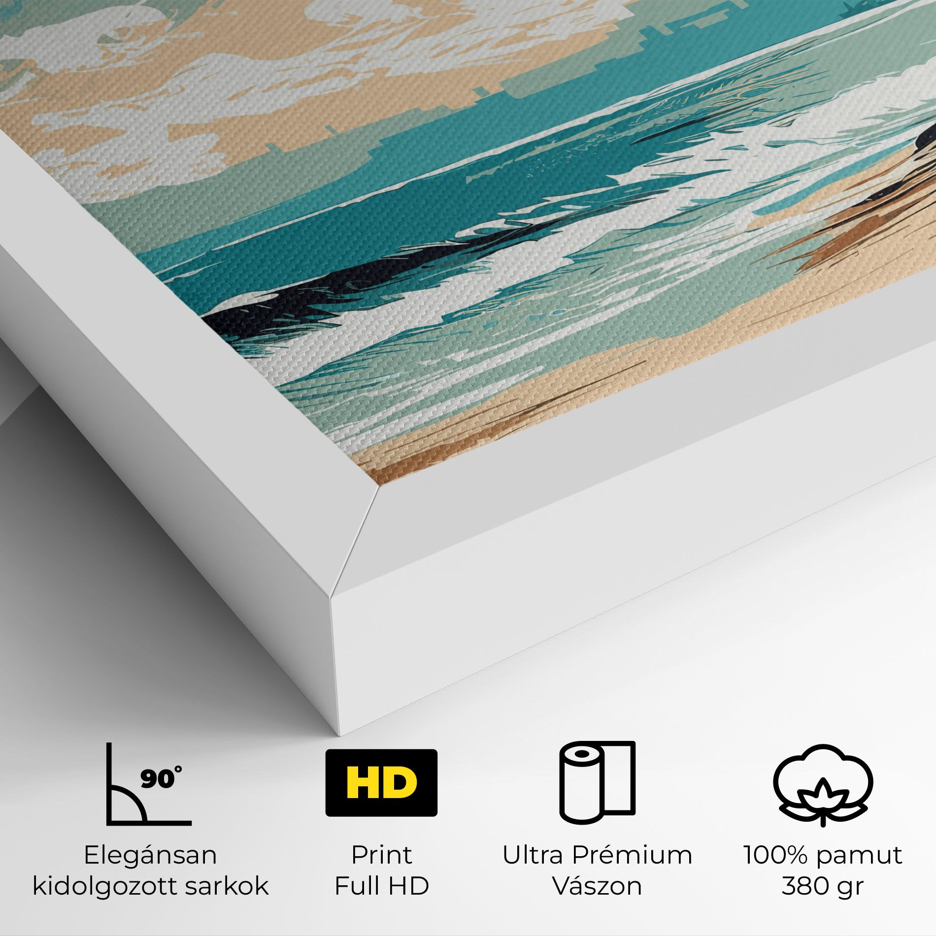 Cream Blue Beach mockup 4