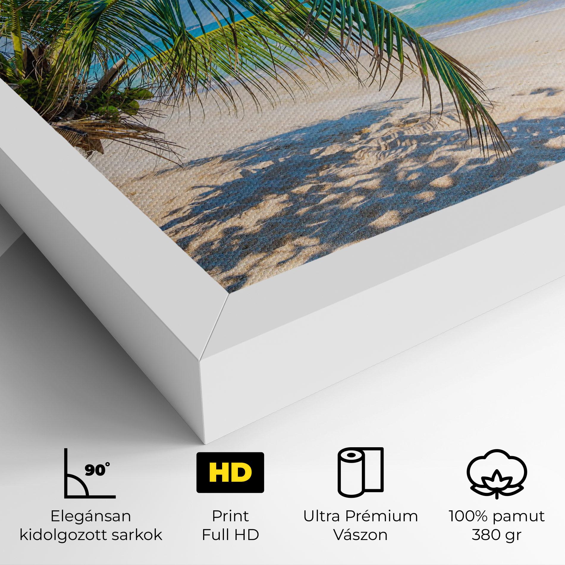 Vászonkép Tropical Beach View mockup 4