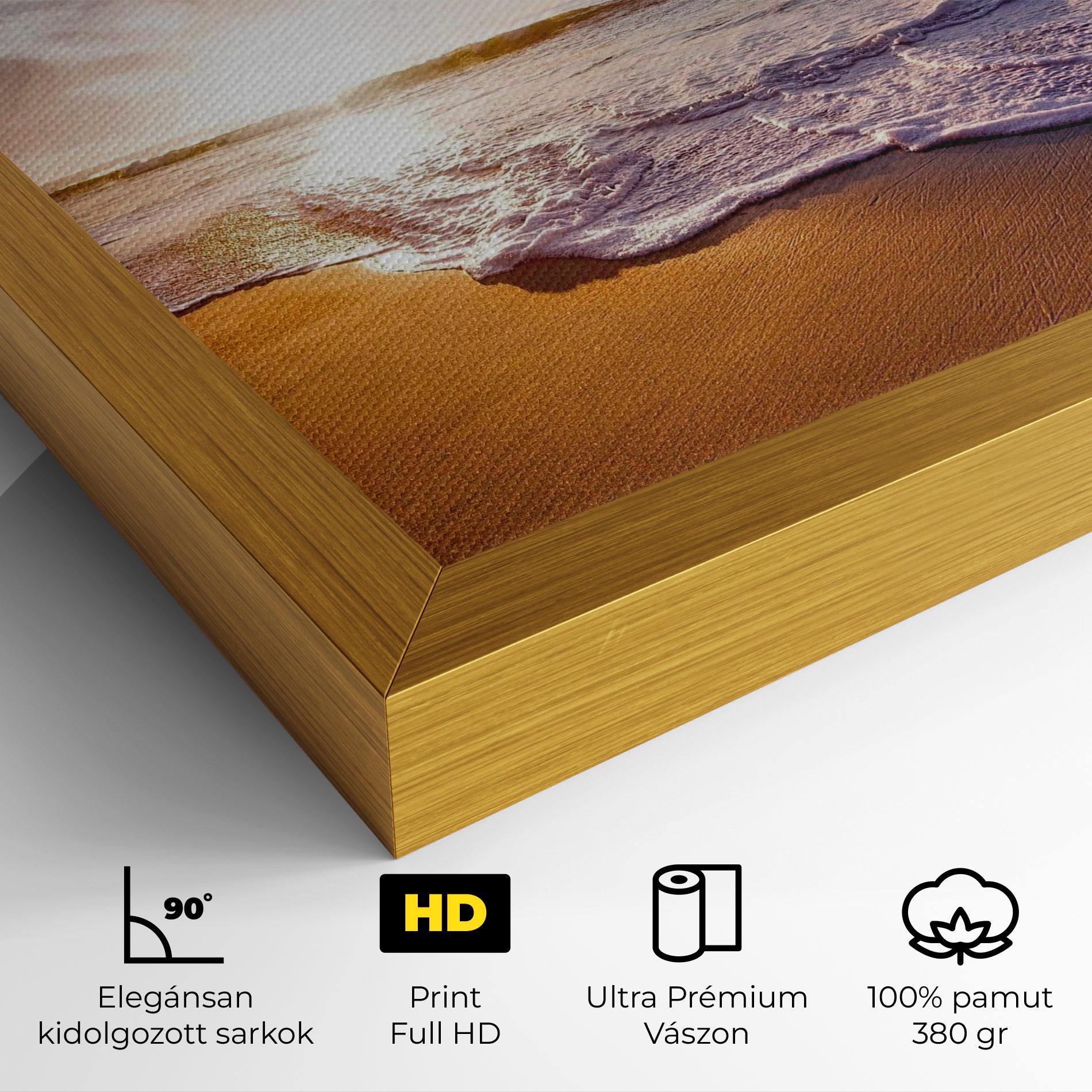 Vászonkép Beach Sunrise mockup 4