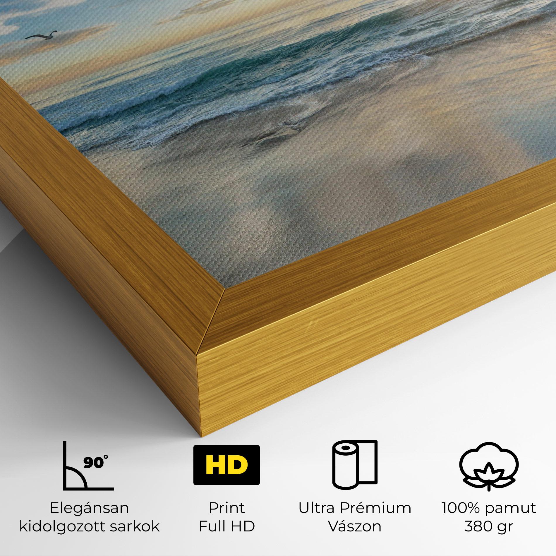 Vászonkép Beautiful Beach mockup 4