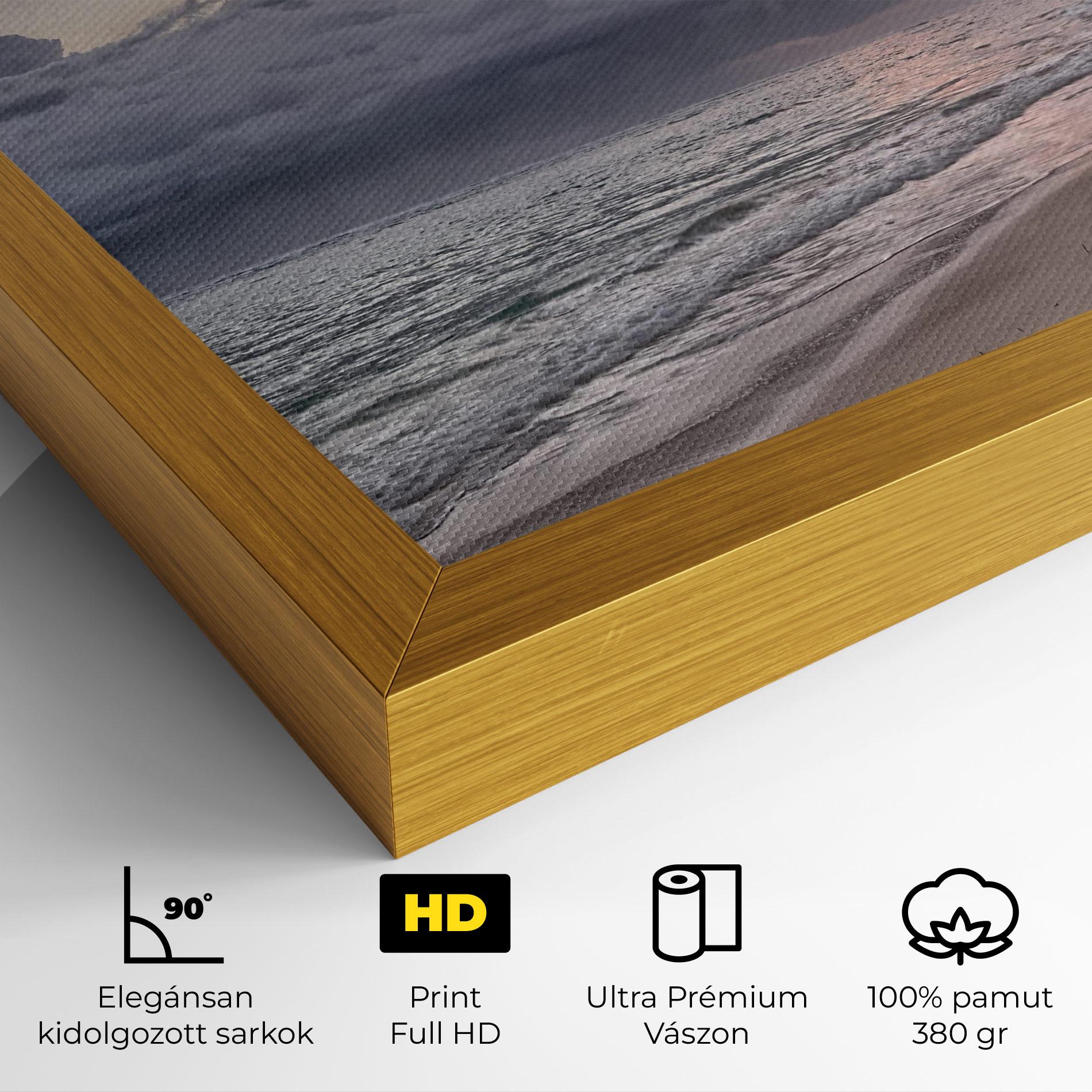 Vászonkép Cloudy Beach mockup 4