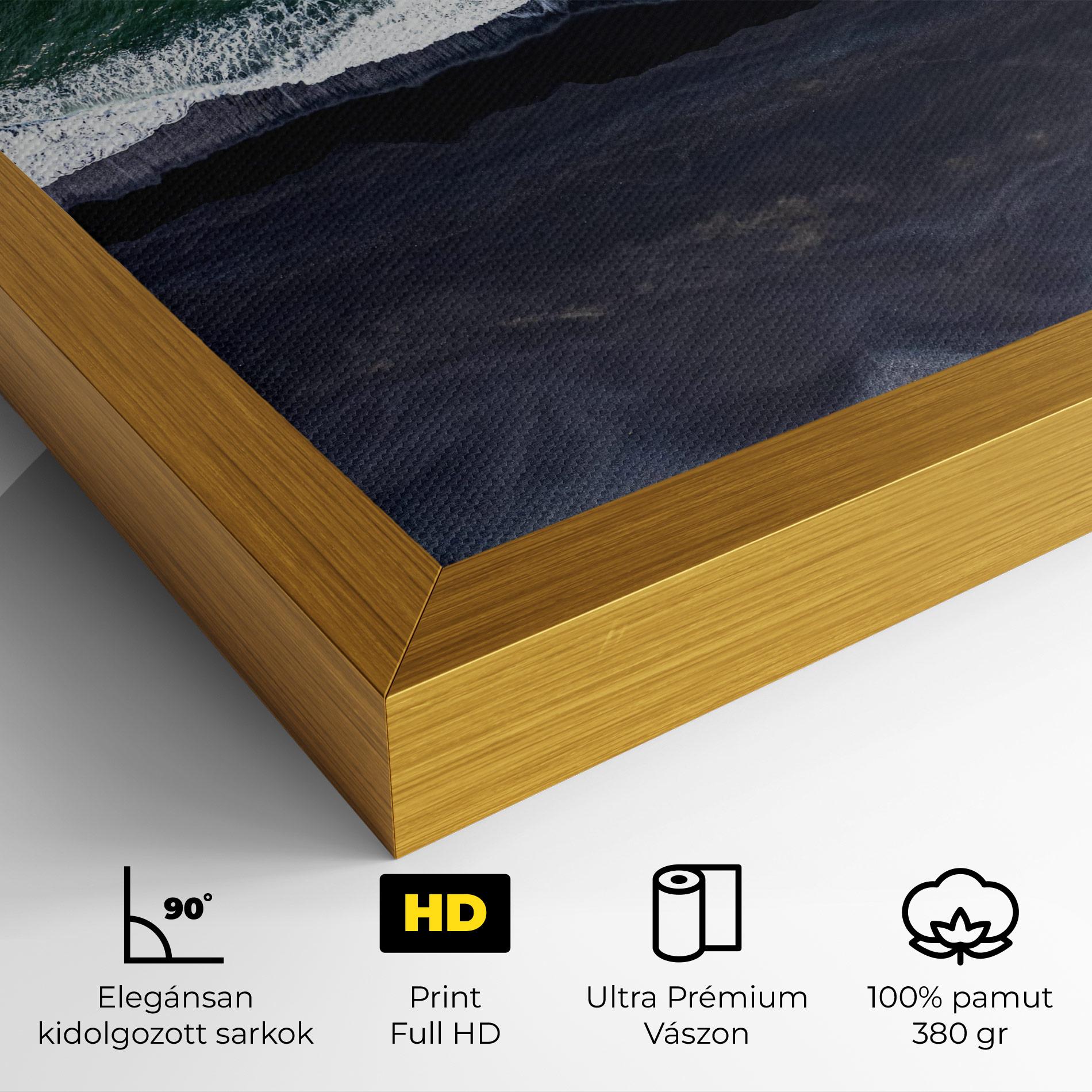 Vászonkép Green Blue Beach mockup 4