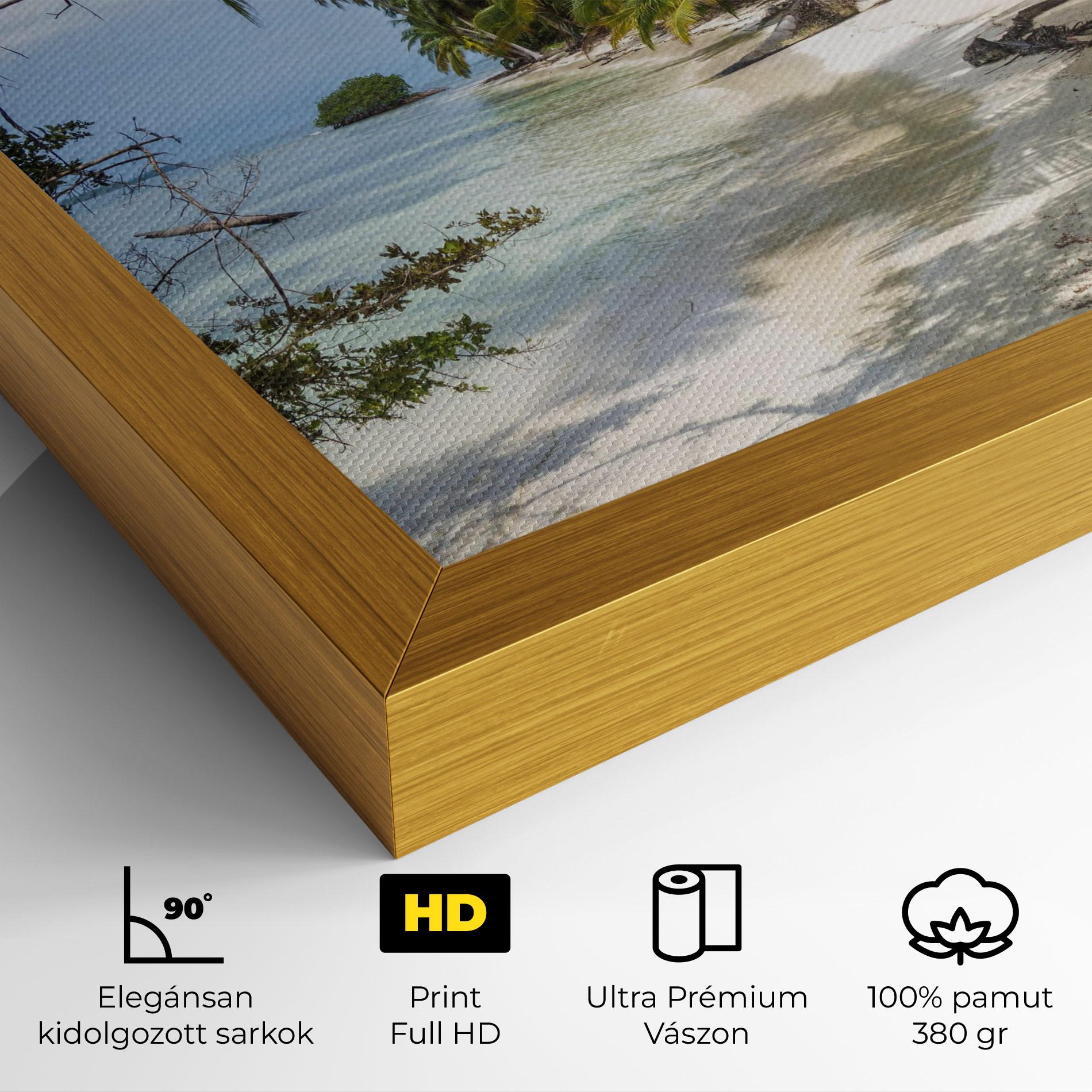 Vászonkép Island Beach mockup 4
