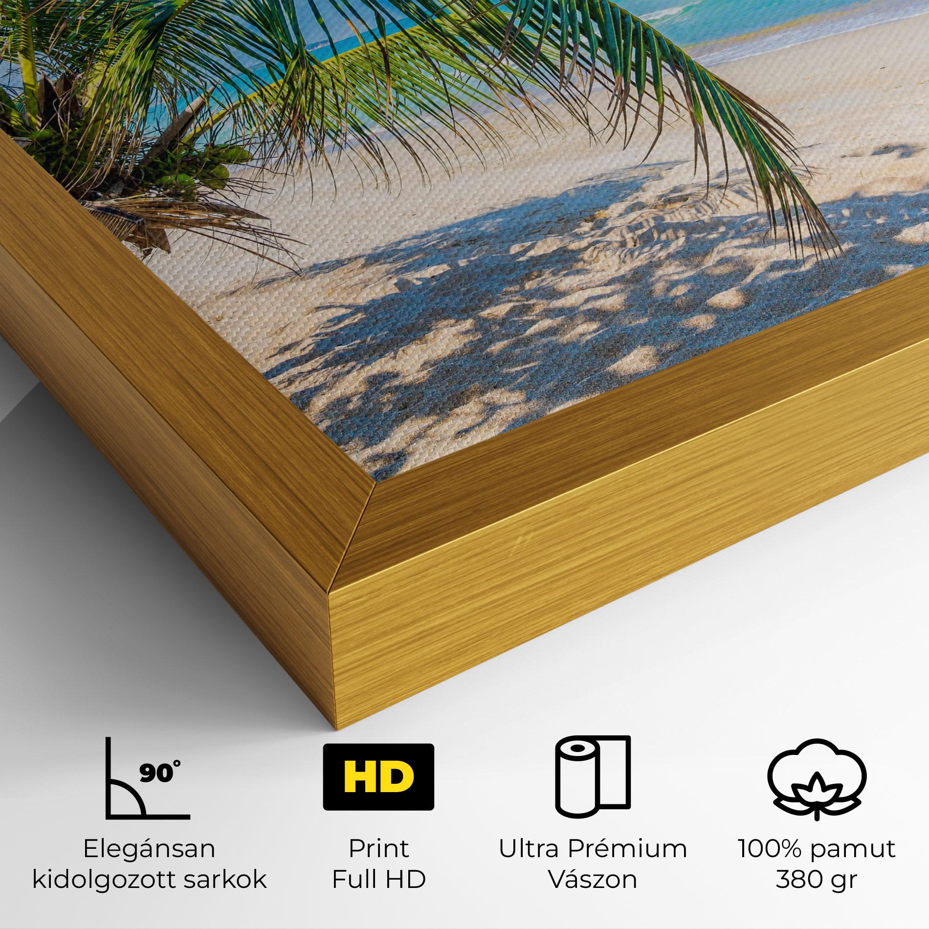 Vászonkép Tropical Beach View mockup 4