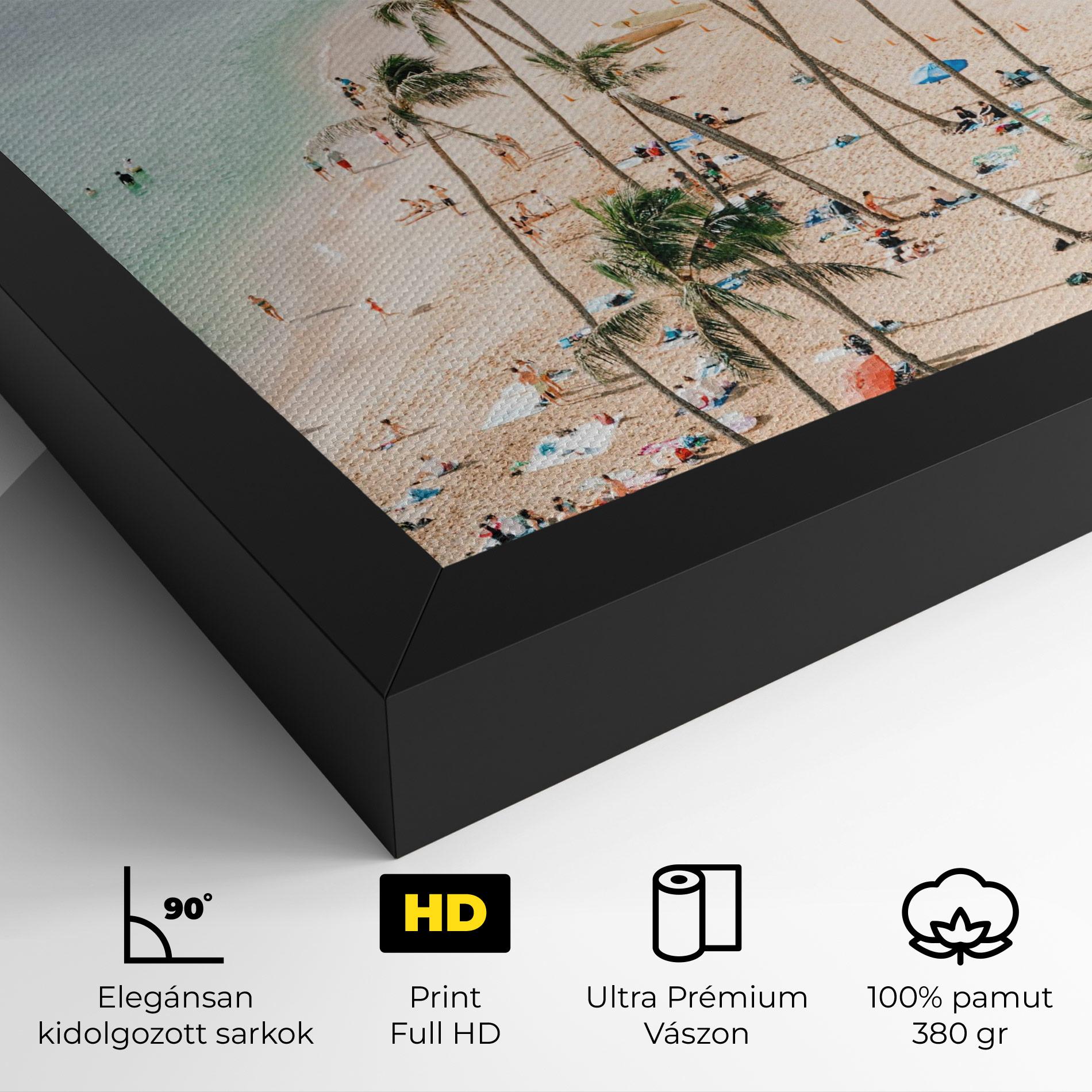 Vászonkép Beach Day mockup 4