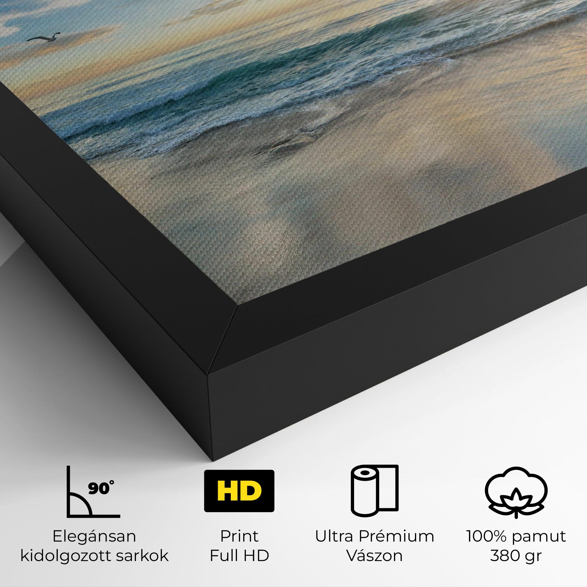 Vászonkép Beautiful Beach mockup 4