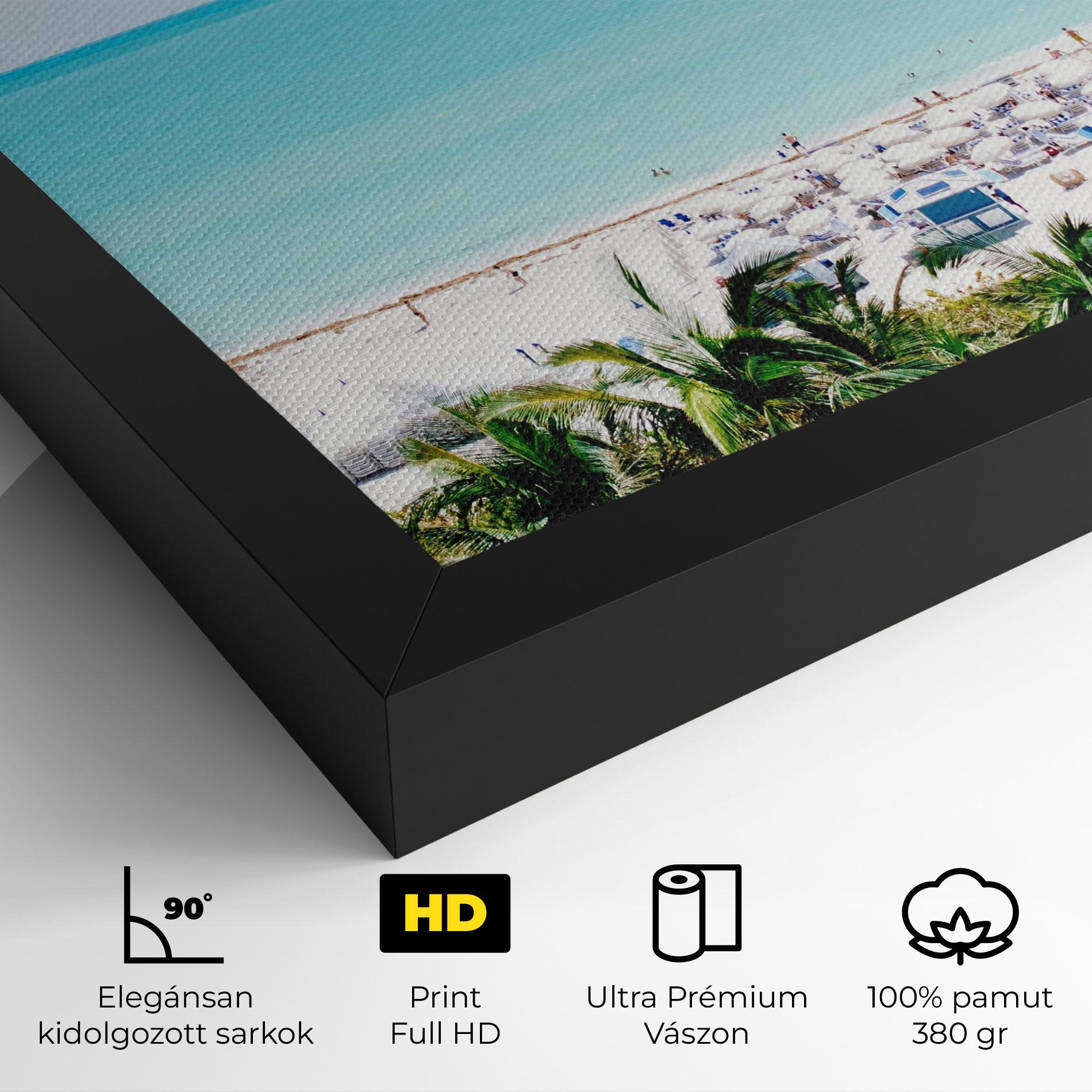 Vászonkép Blue Clear Water mockup 4