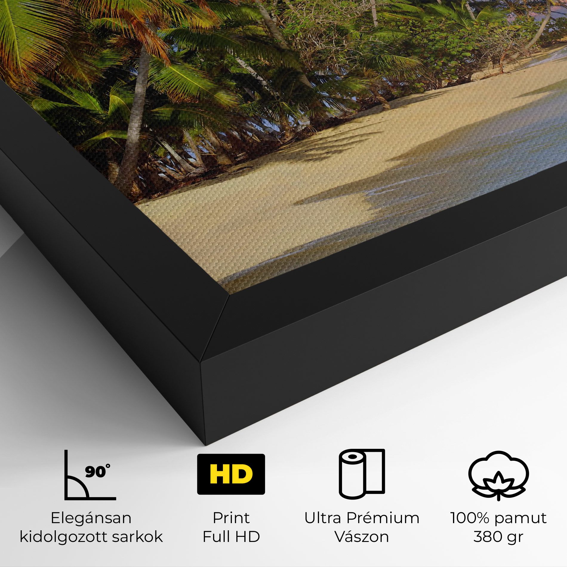 Coconut Tree Sunset mockup 4