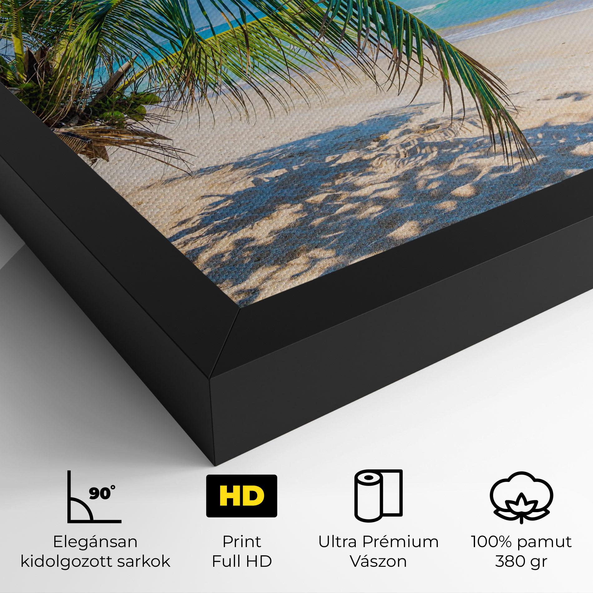 Vászonkép Tropical Beach View mockup 4