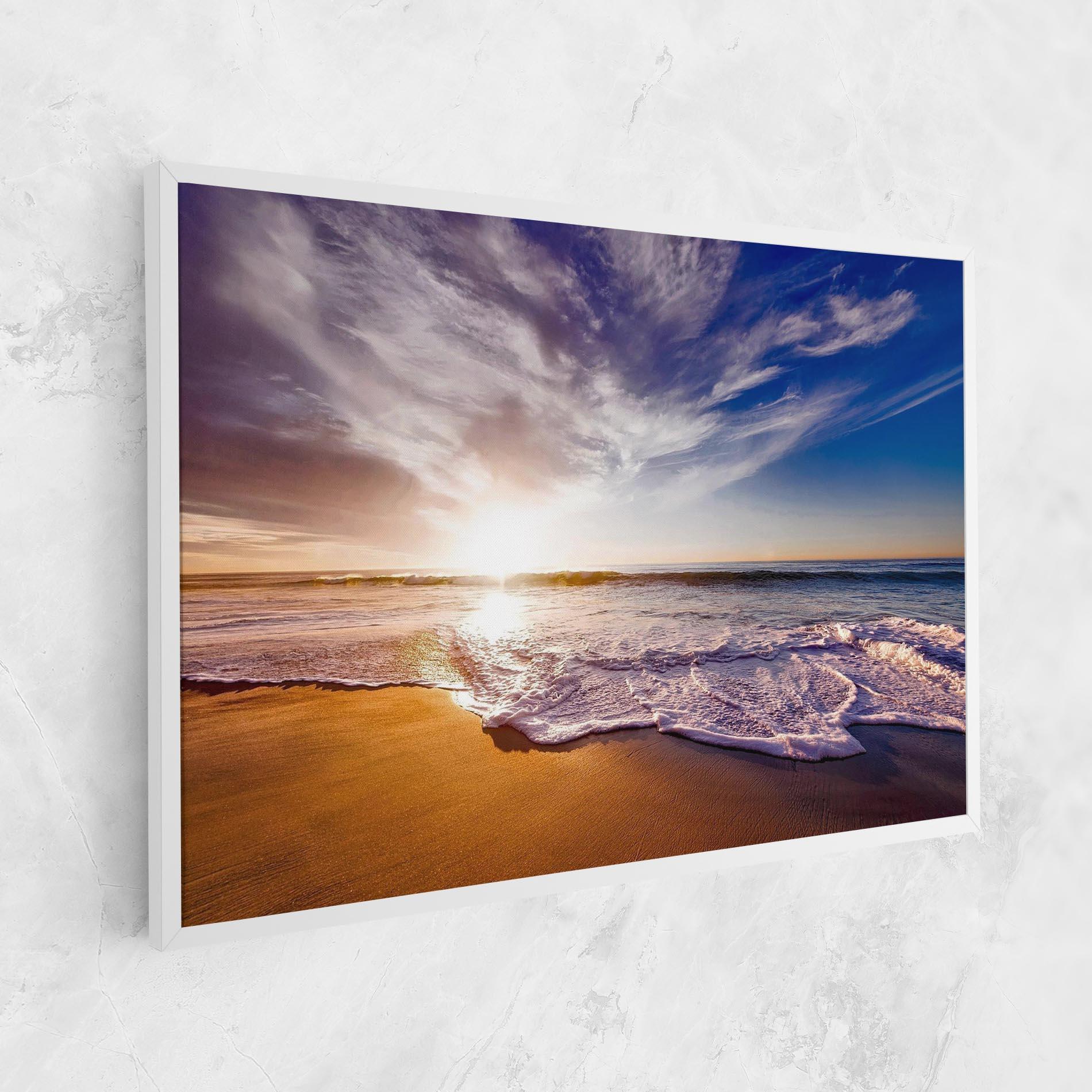 Vászonkép Beach Sunrise mockup 1