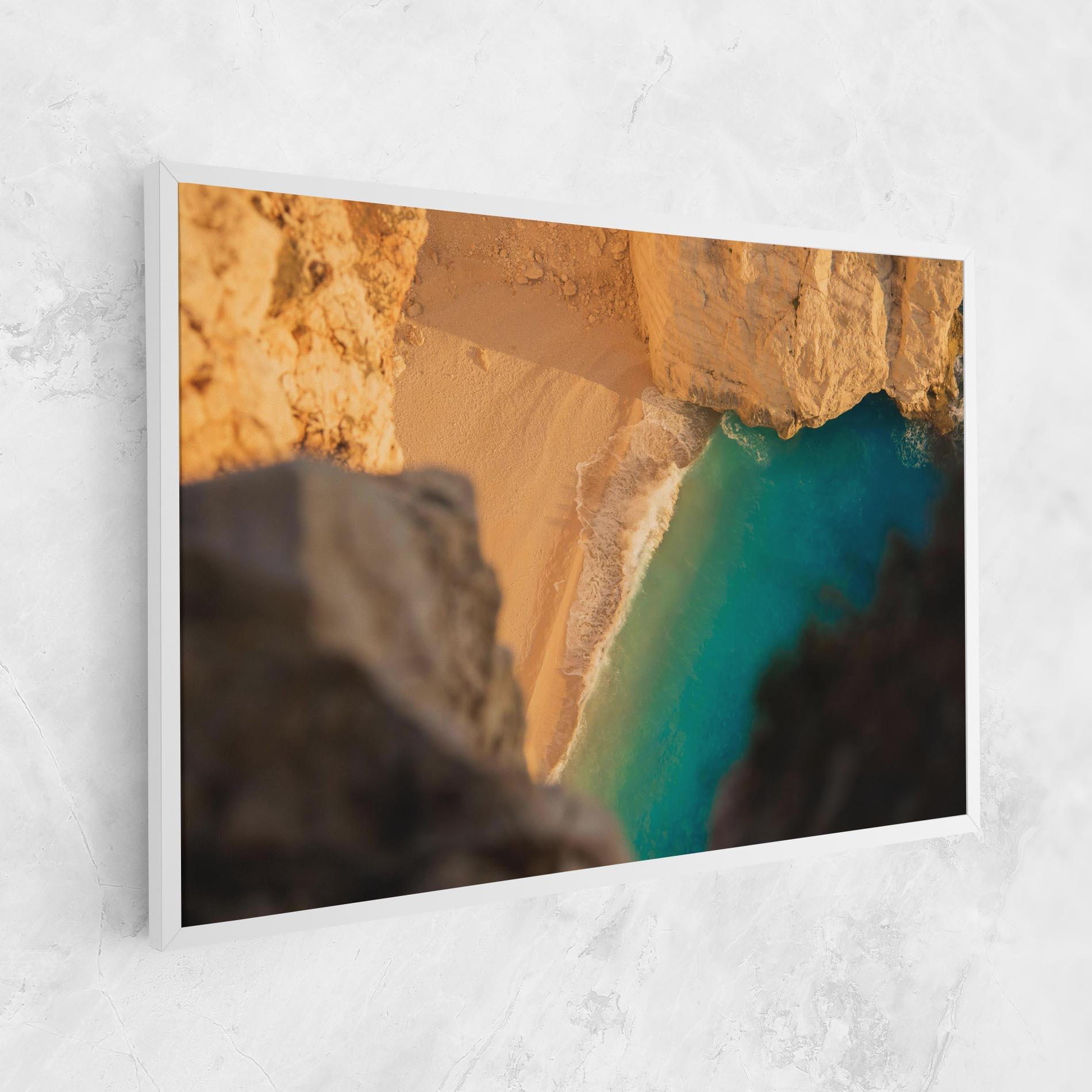 Vászonkép Blue Beach Water mockup 1