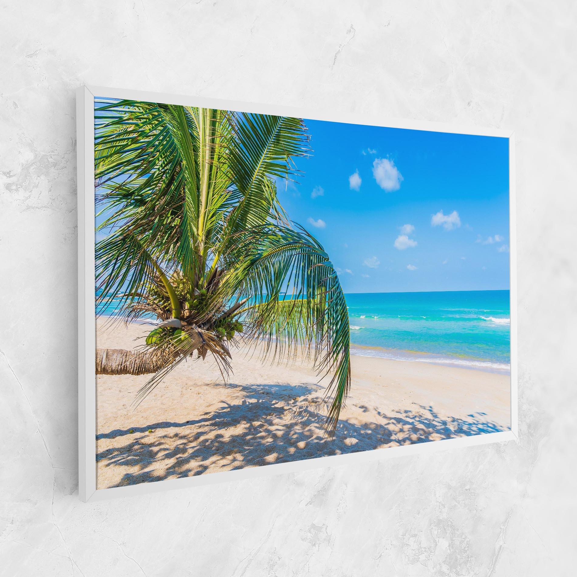 Vászonkép Tropical Beach View mockup 1