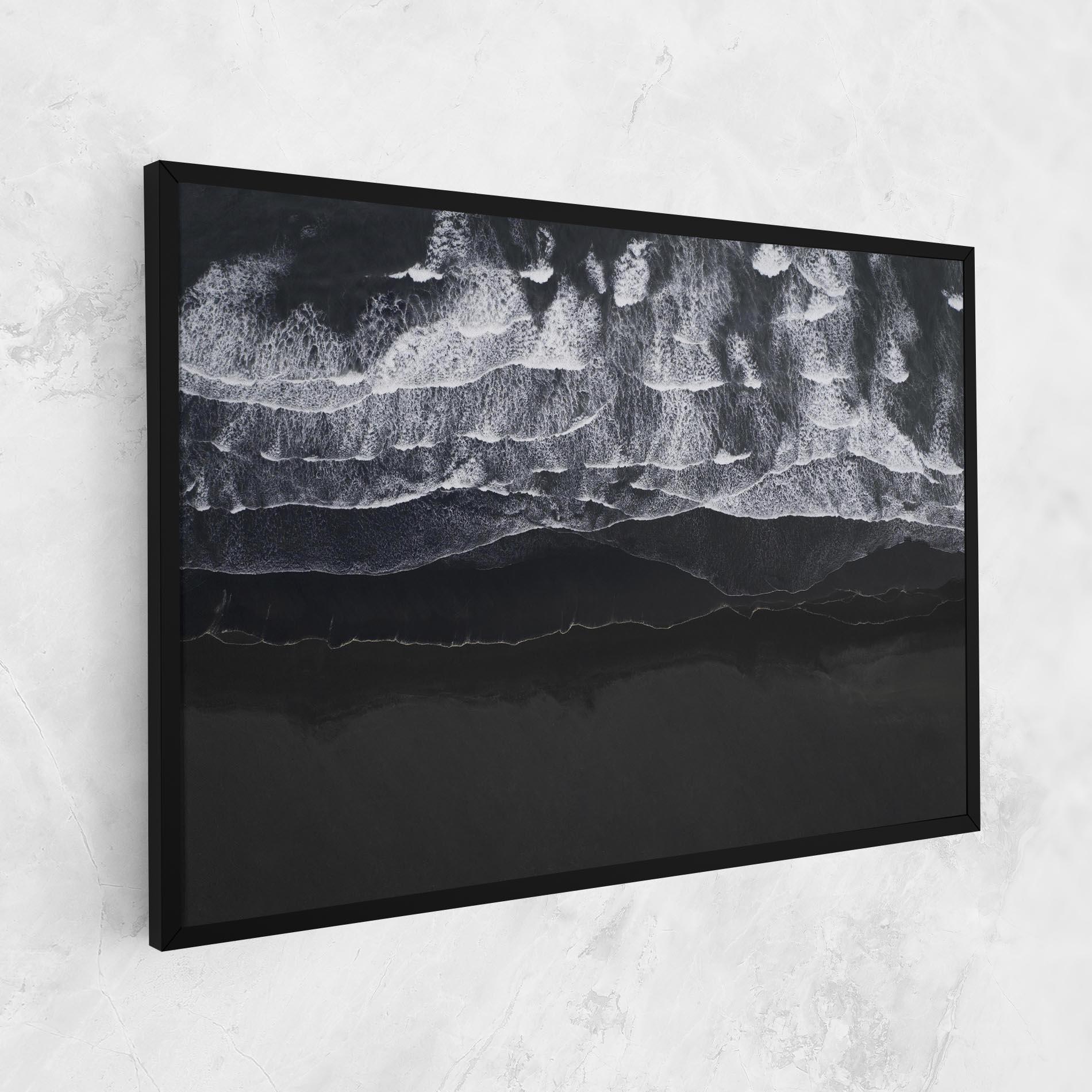 Vászonkép Grey Waves Beach mockup 1