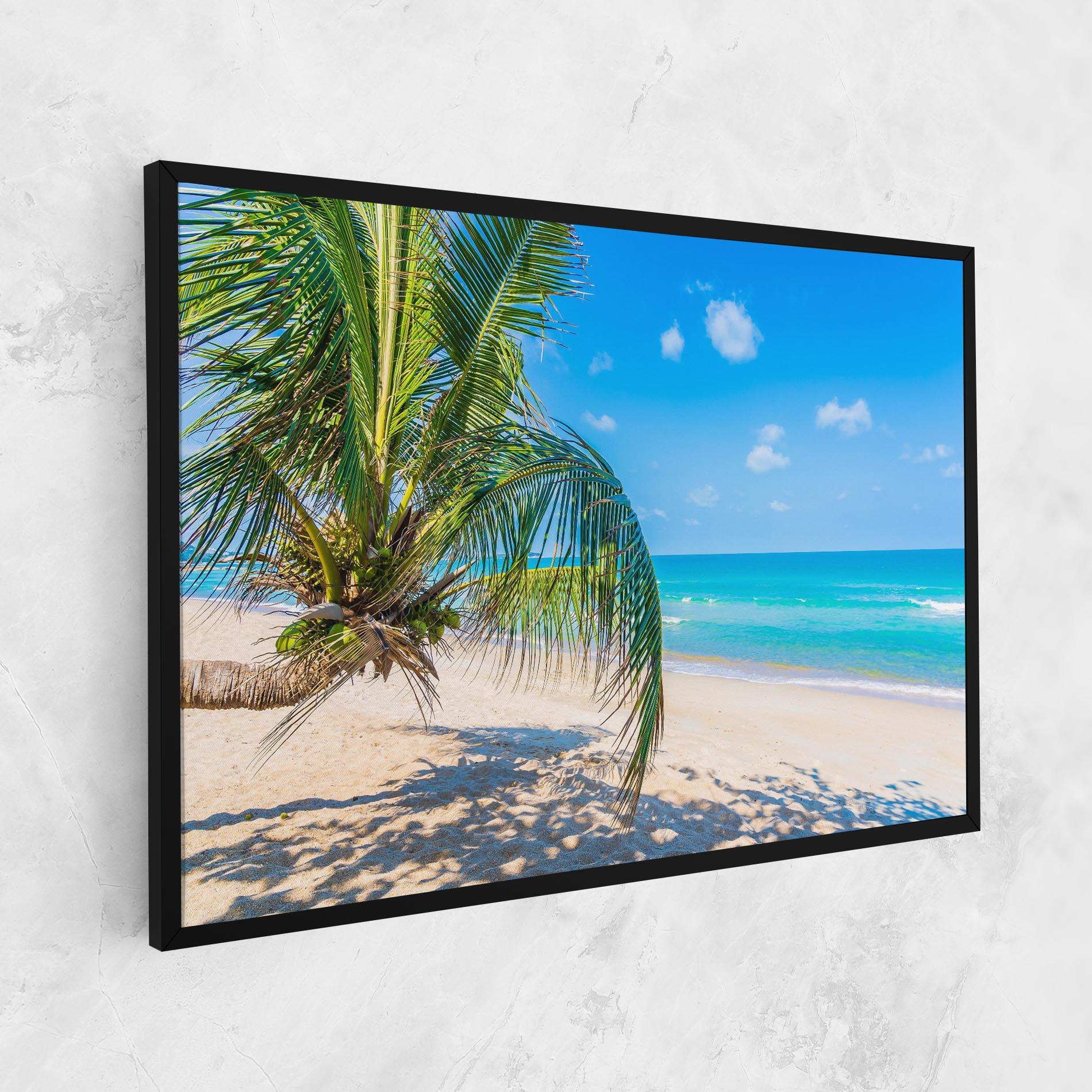 Vászonkép Tropical Beach View mockup 1