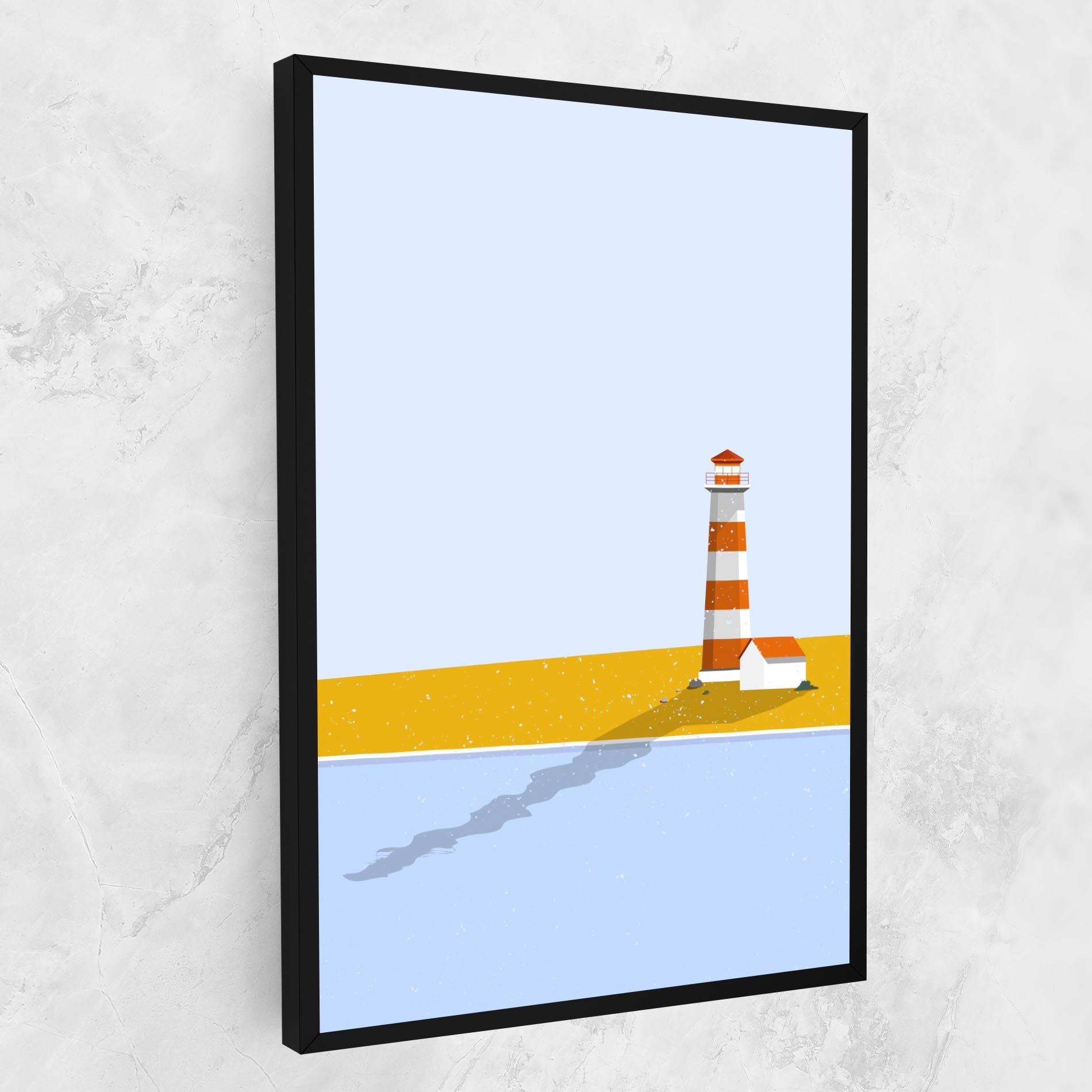 Vászonkép Beach Tower mockup 1