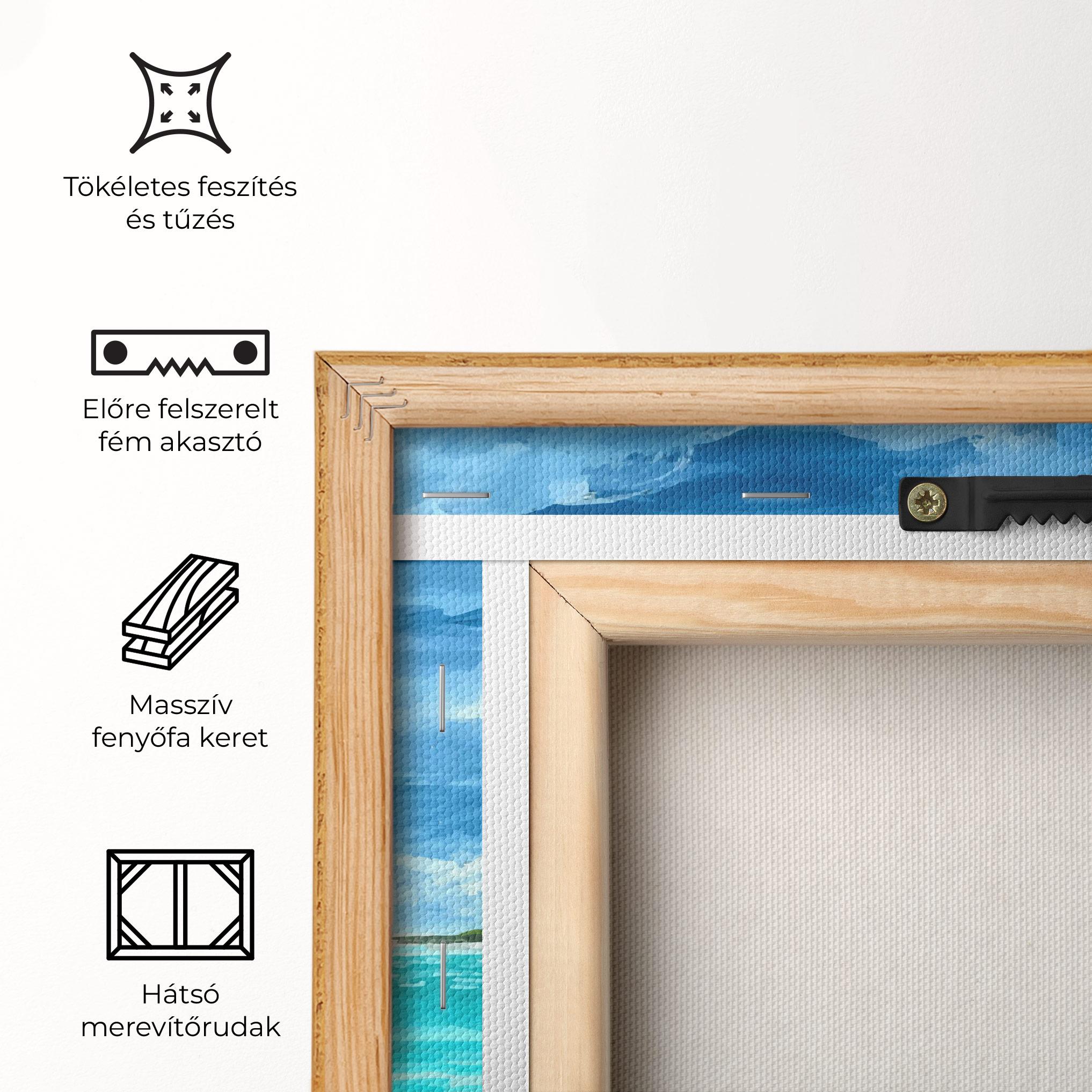 Vászonkép Beach Painting Art mockup 5