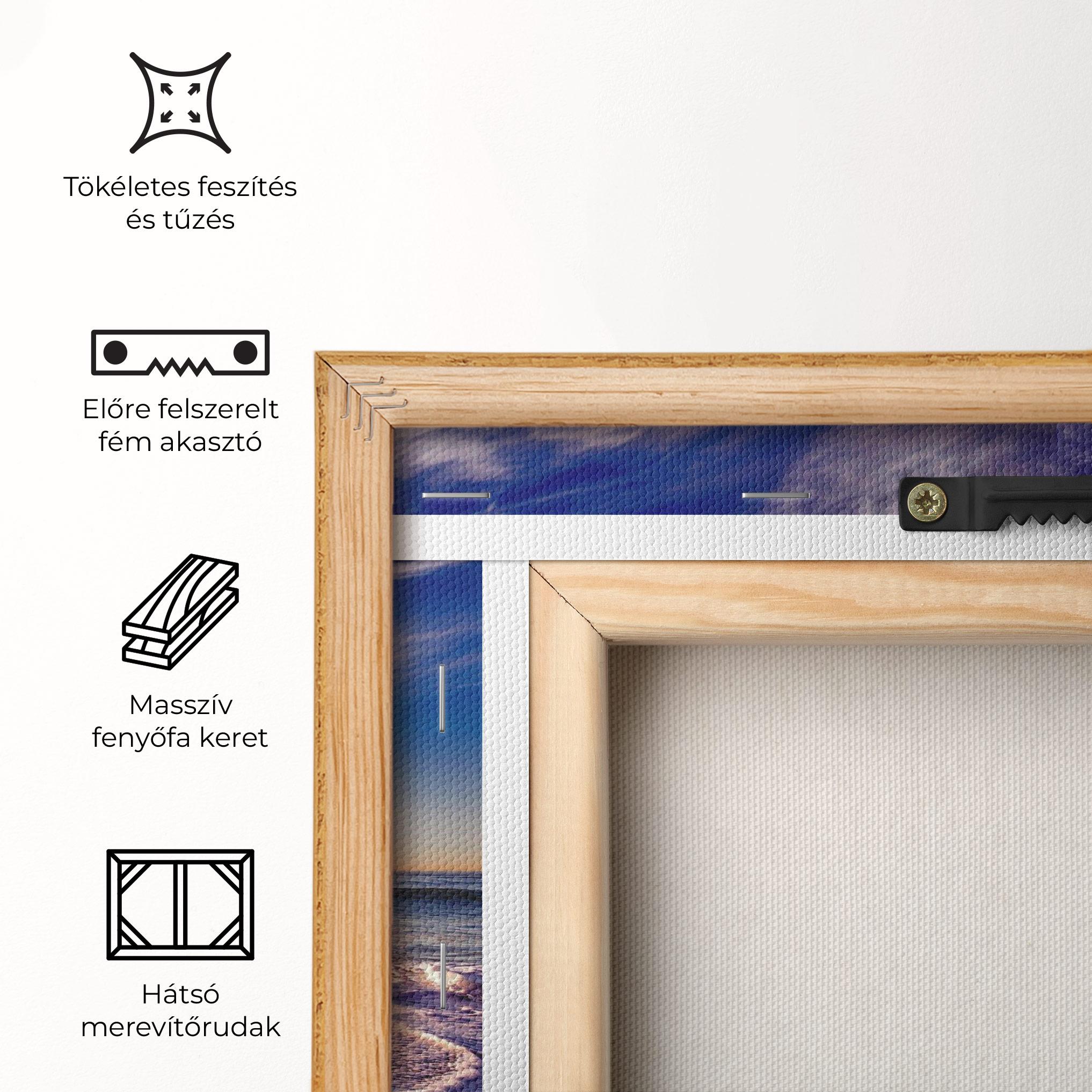 Vászonkép Beach Sunrise mockup 5