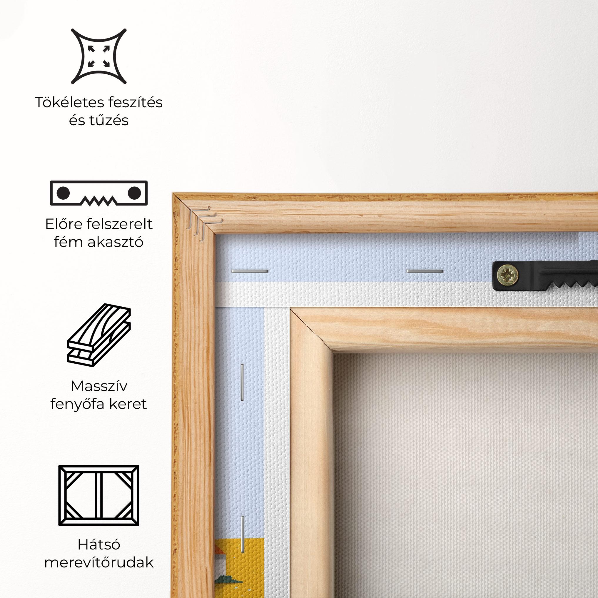 Vászonkép Beach Tower mockup 5