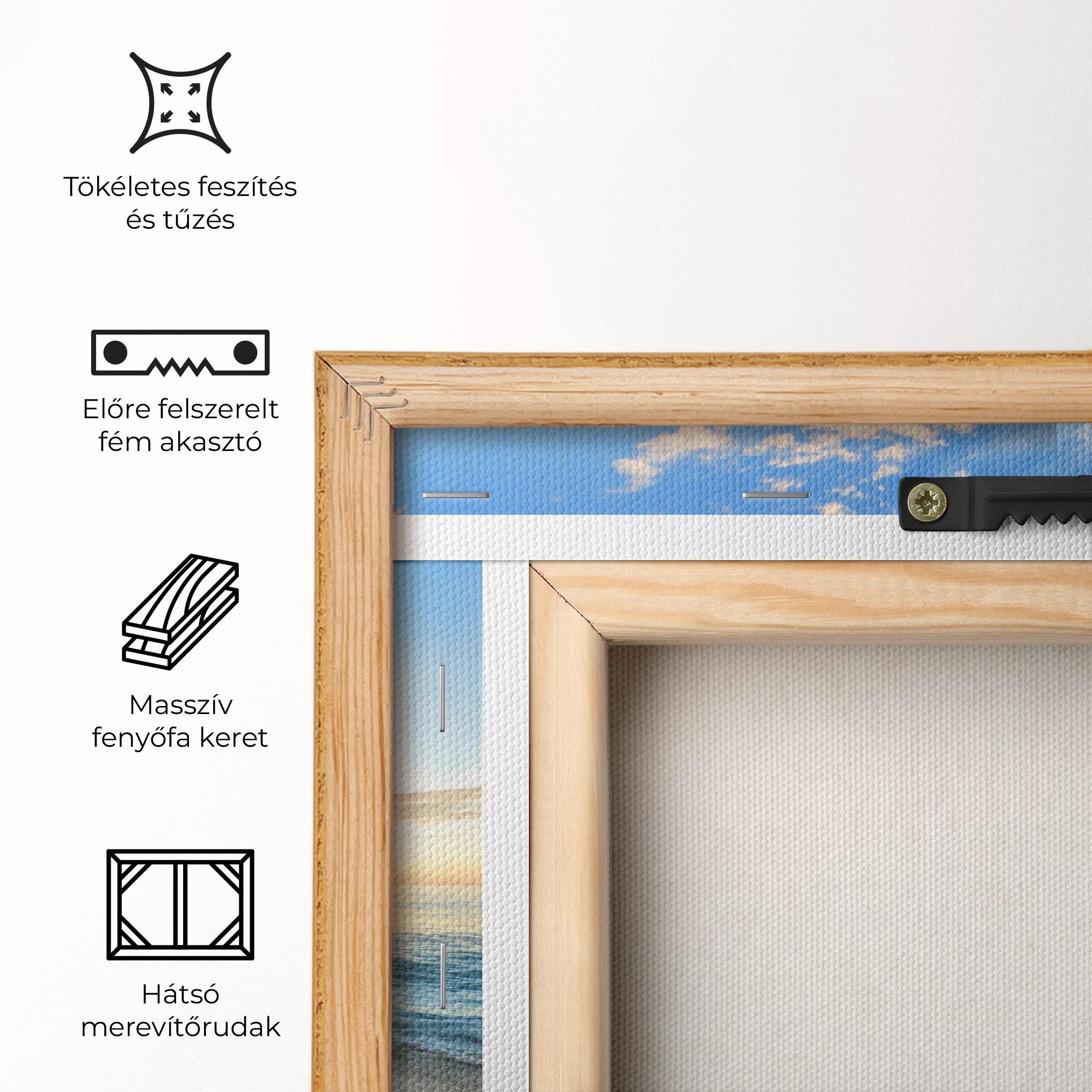 Vászonkép Beautiful Beach mockup 5