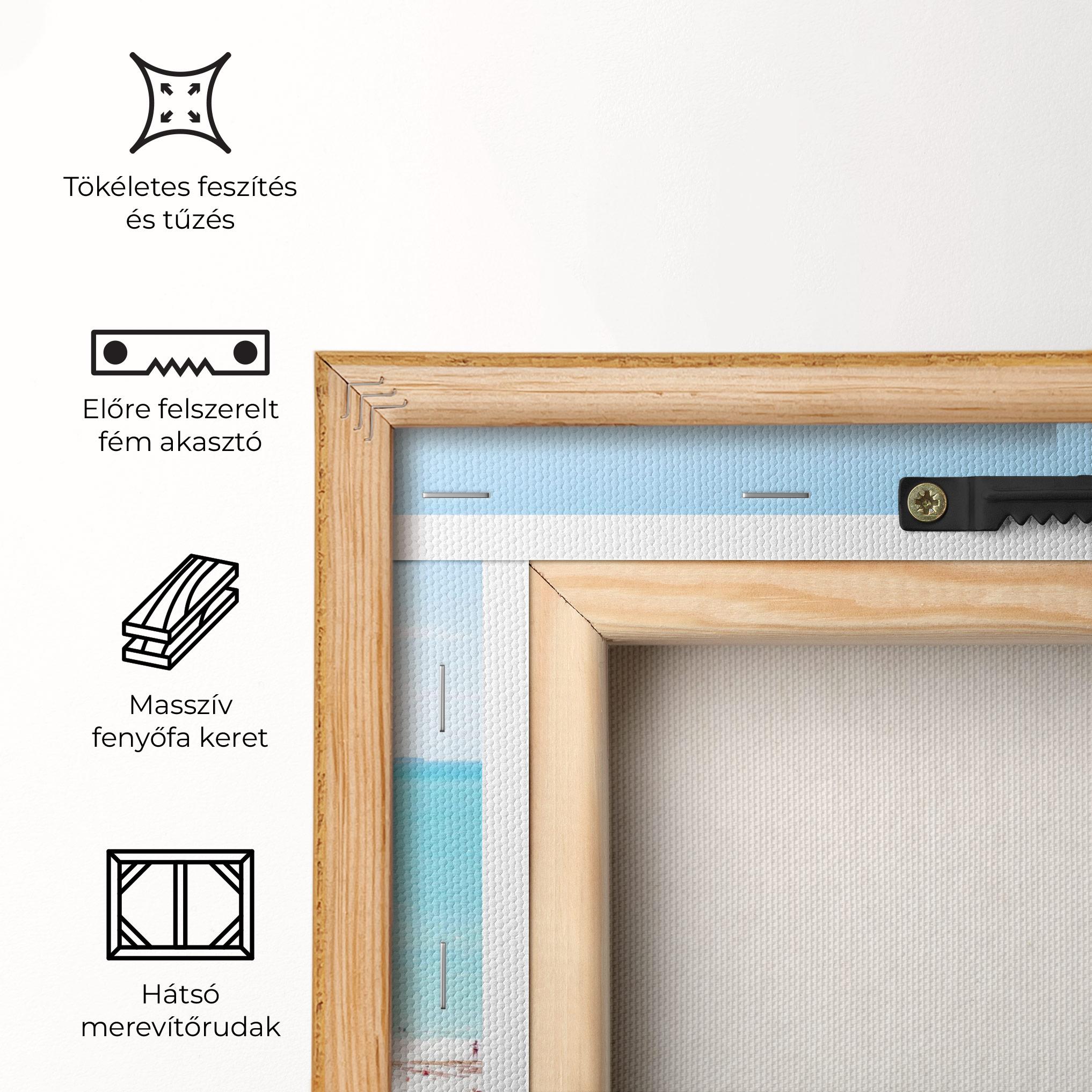 Vászonkép Blue Clear Water mockup 5