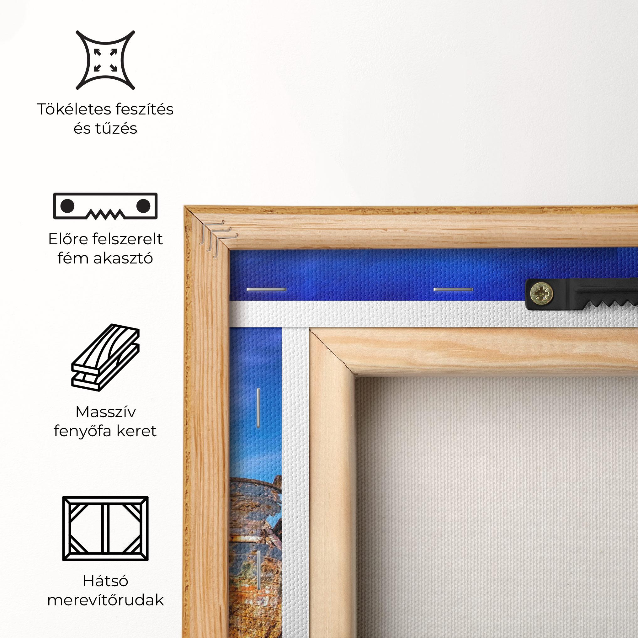 Vászonkép Boat Blue Sky mockup 5