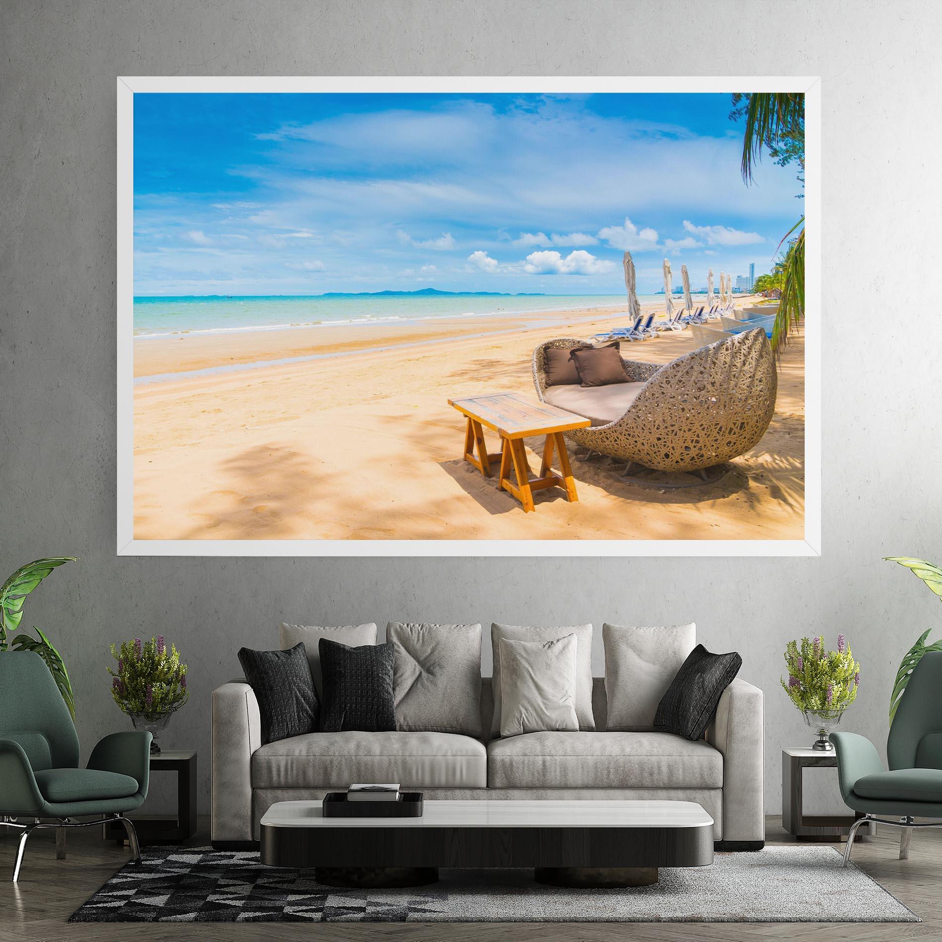 Vászonkép Dinning Blue Sky mockup 7