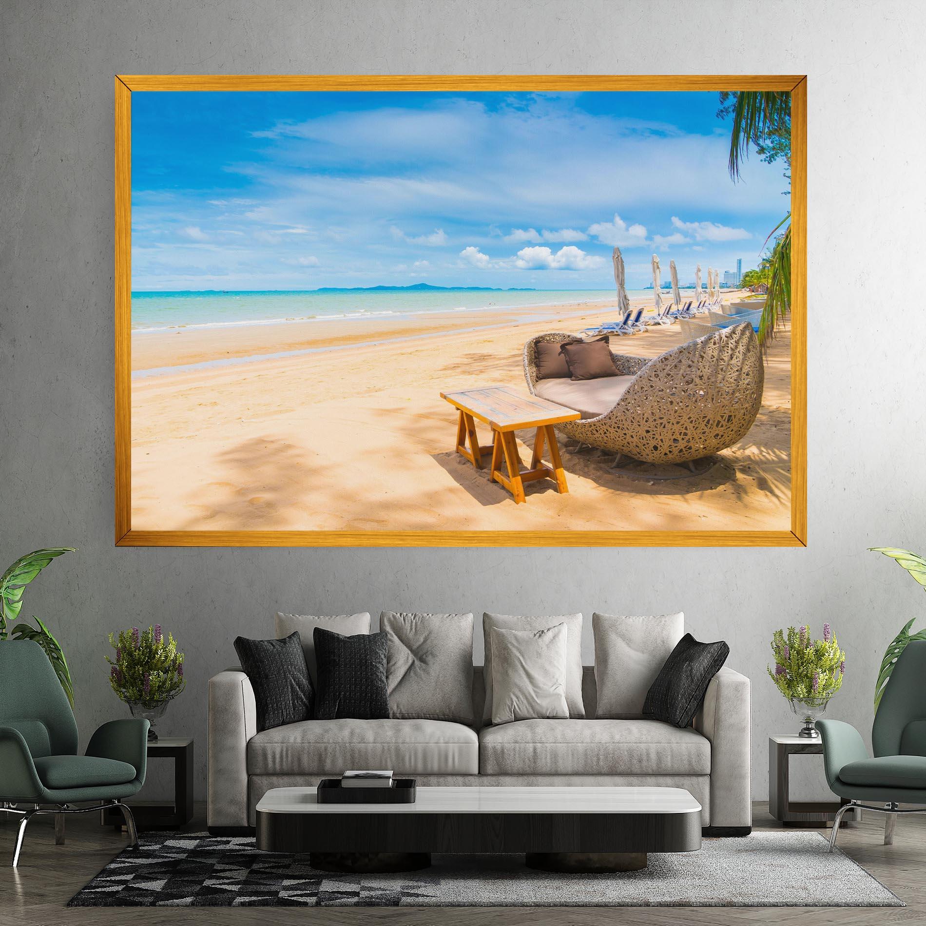 Vászonkép Dinning Blue Sky mockup 7