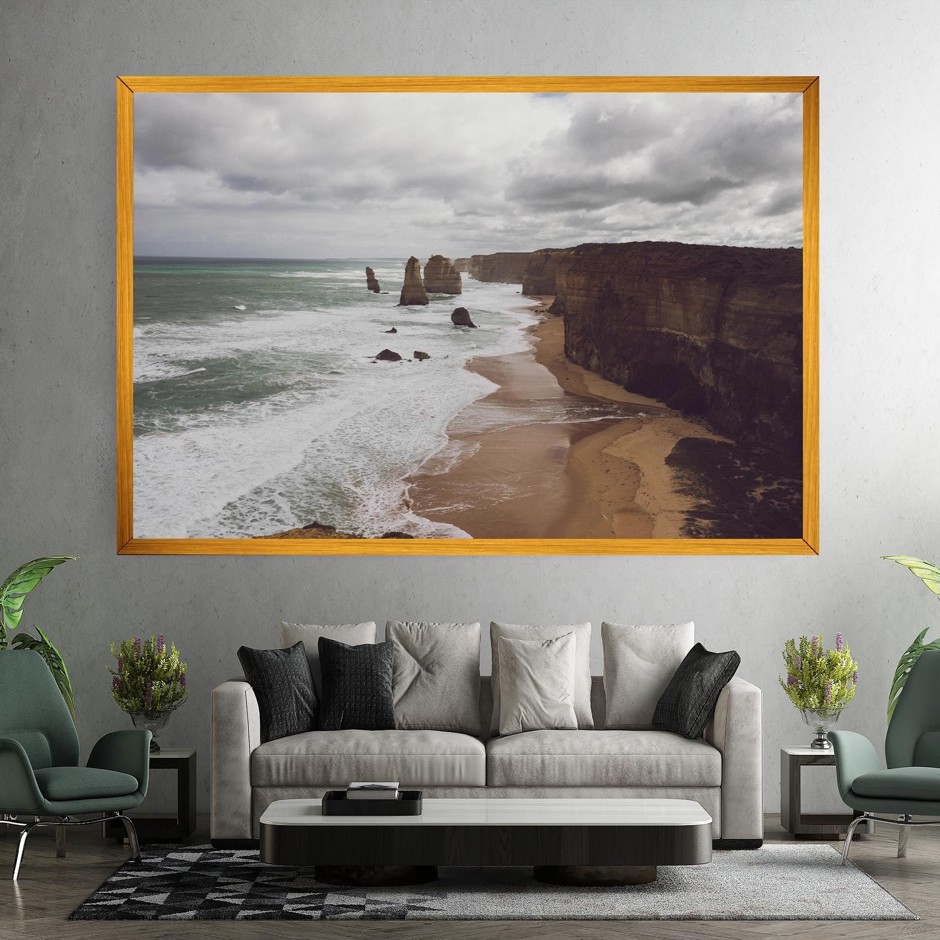 Grey Clouds Beach mockup 7