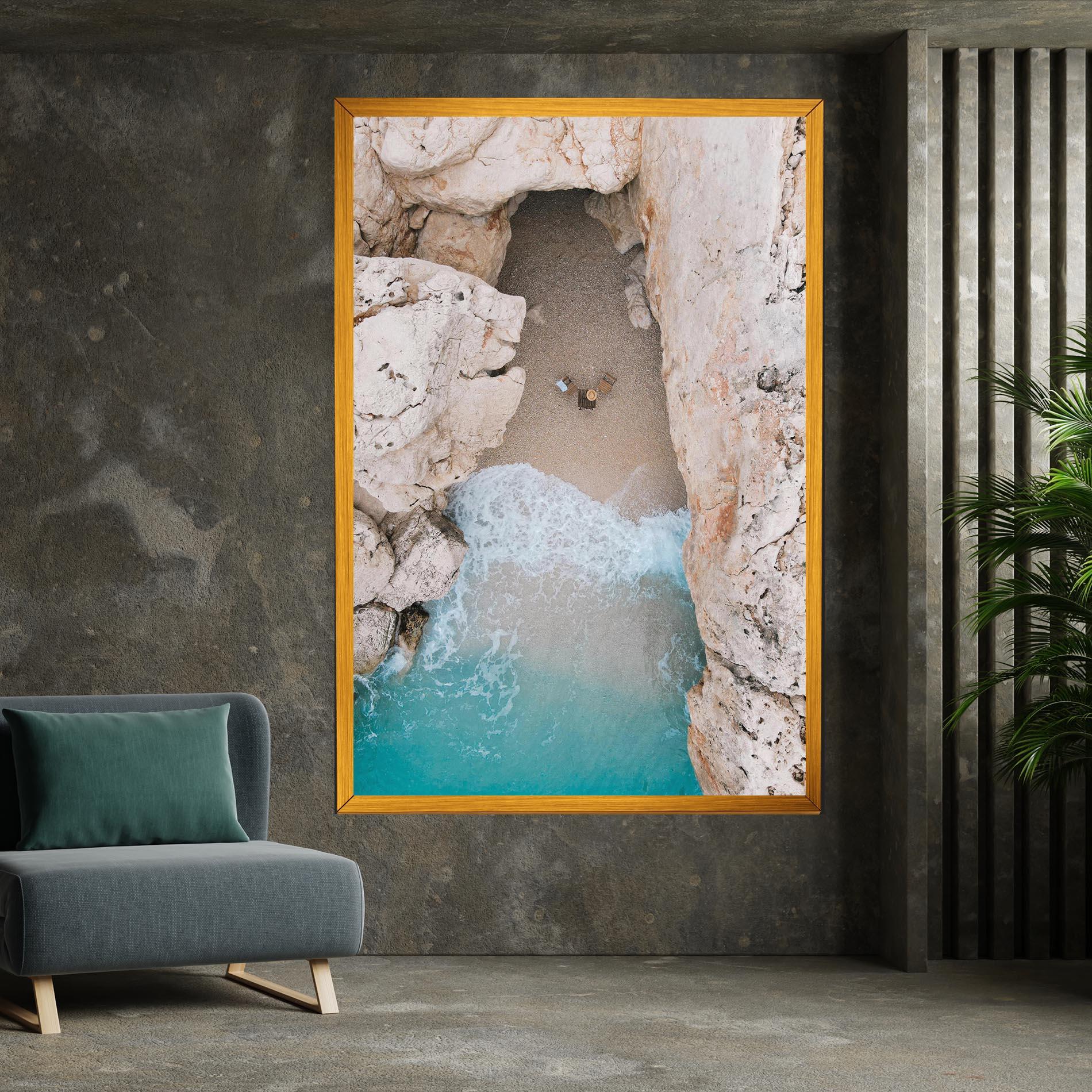 Vászonkép Private White Cave mockup 7