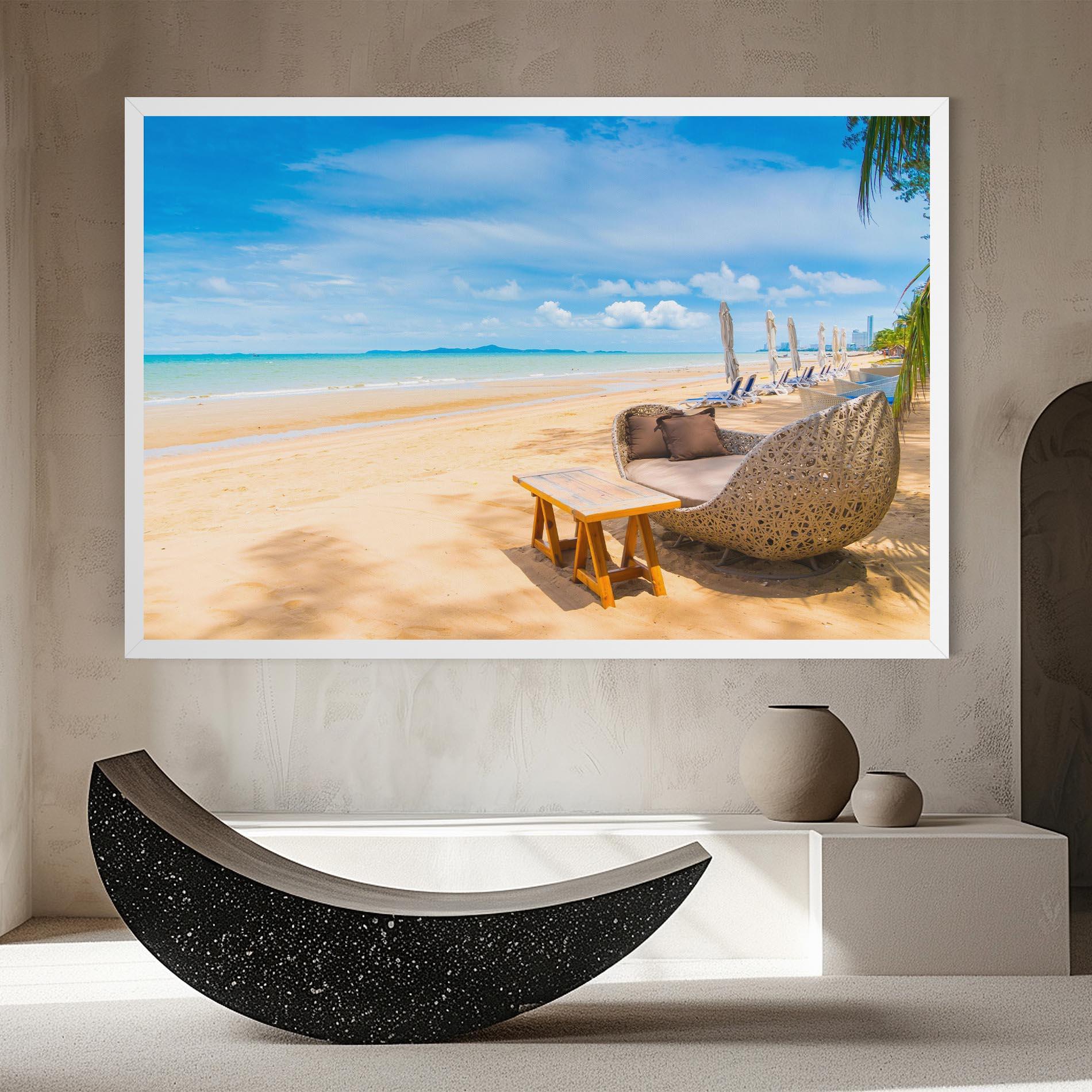 Vászonkép Dinning Blue Sky mockup 8