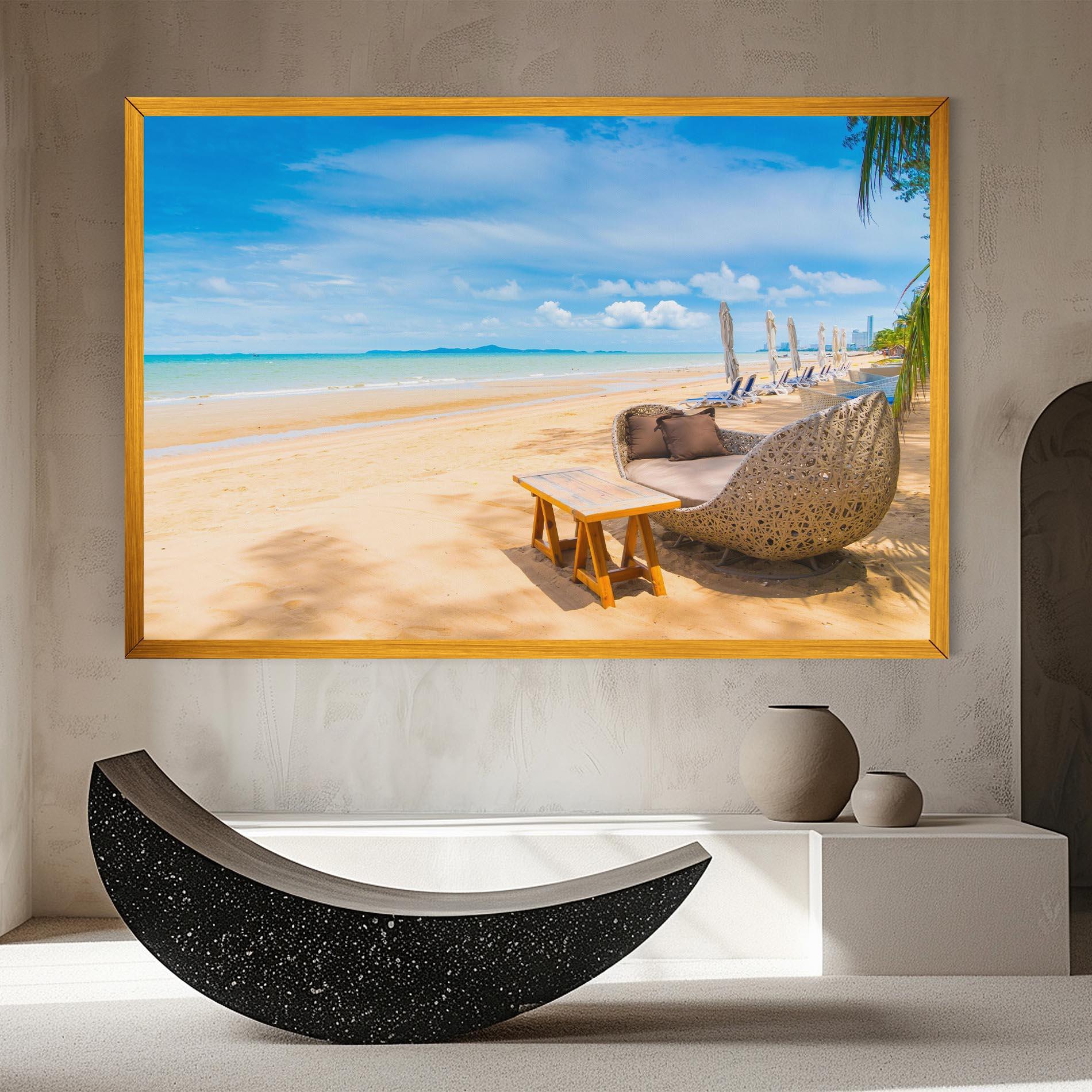 Vászonkép Dinning Blue Sky mockup 8