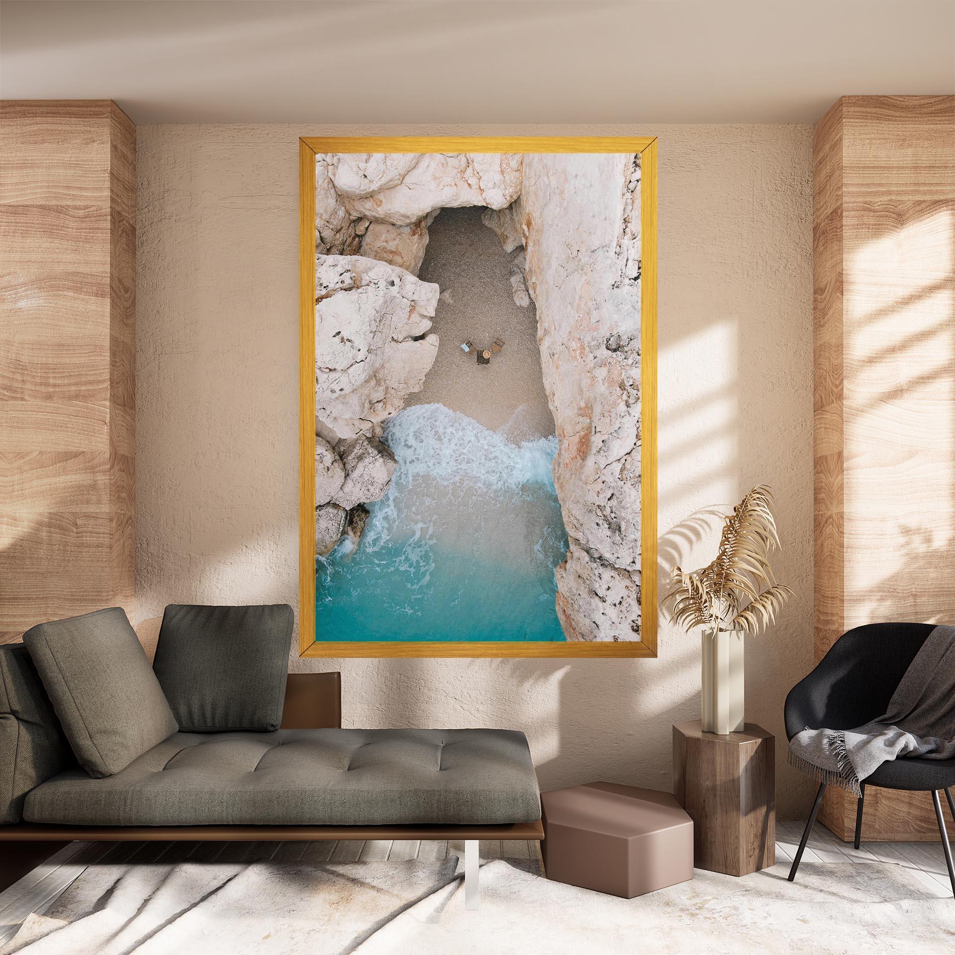 Vászonkép Private White Cave mockup 8