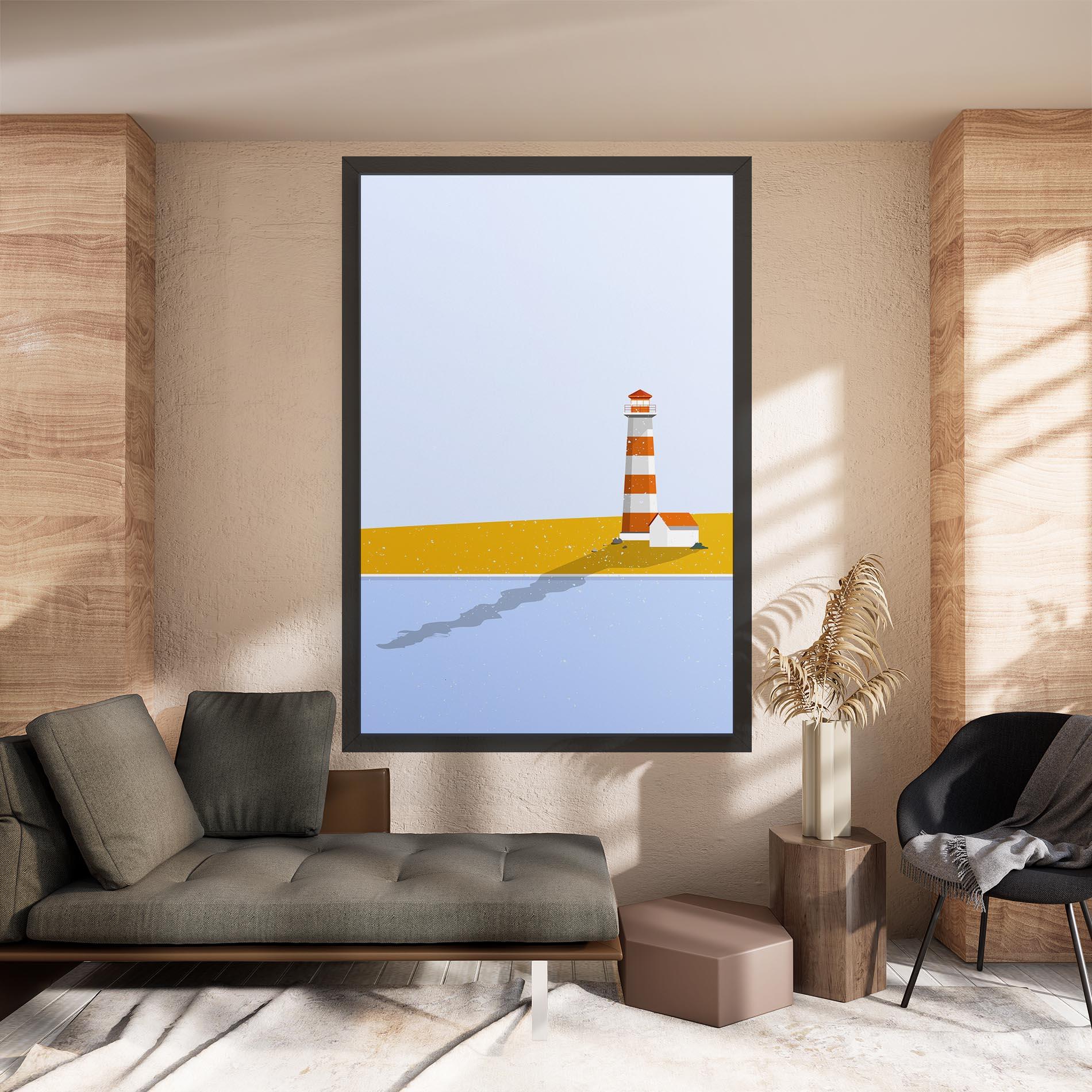 Vászonkép Beach Tower mockup 8