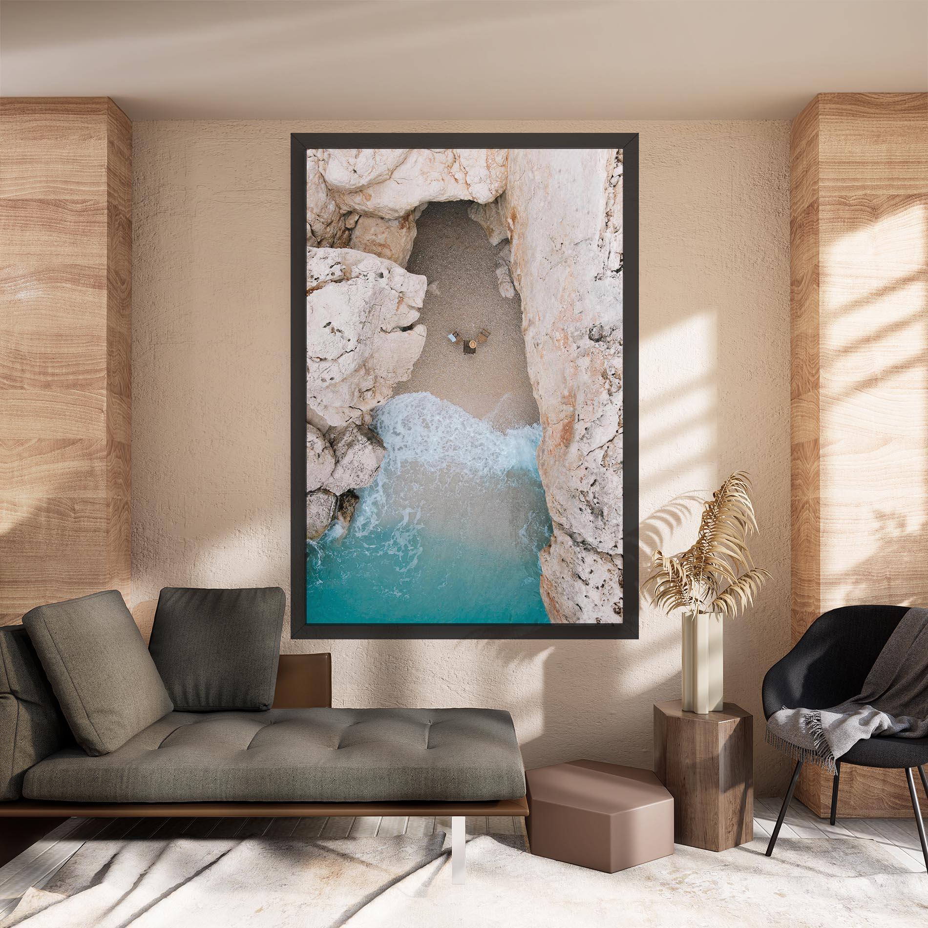 Vászonkép Private White Cave mockup 8