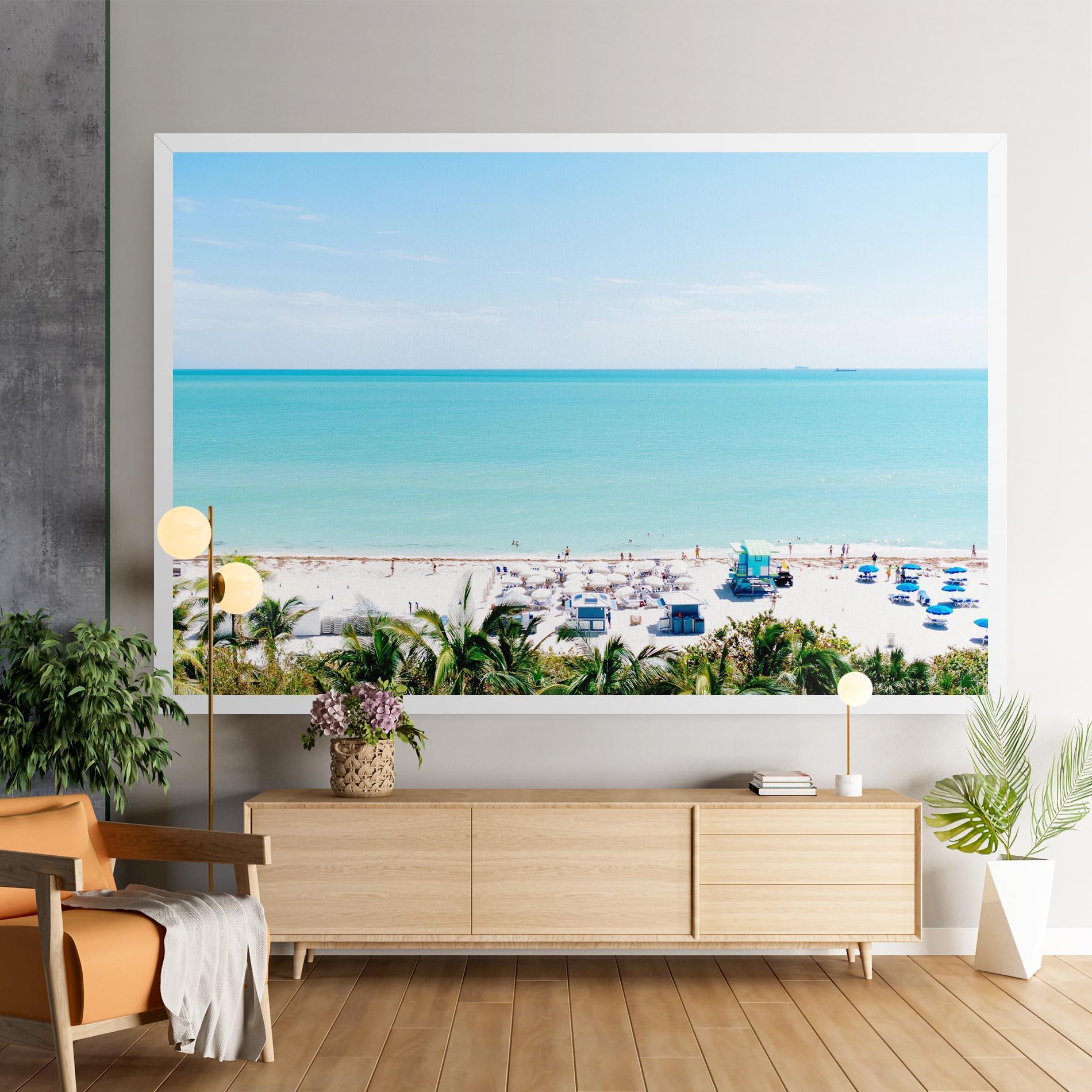 Vászonkép Blue Clear Water mockup 9