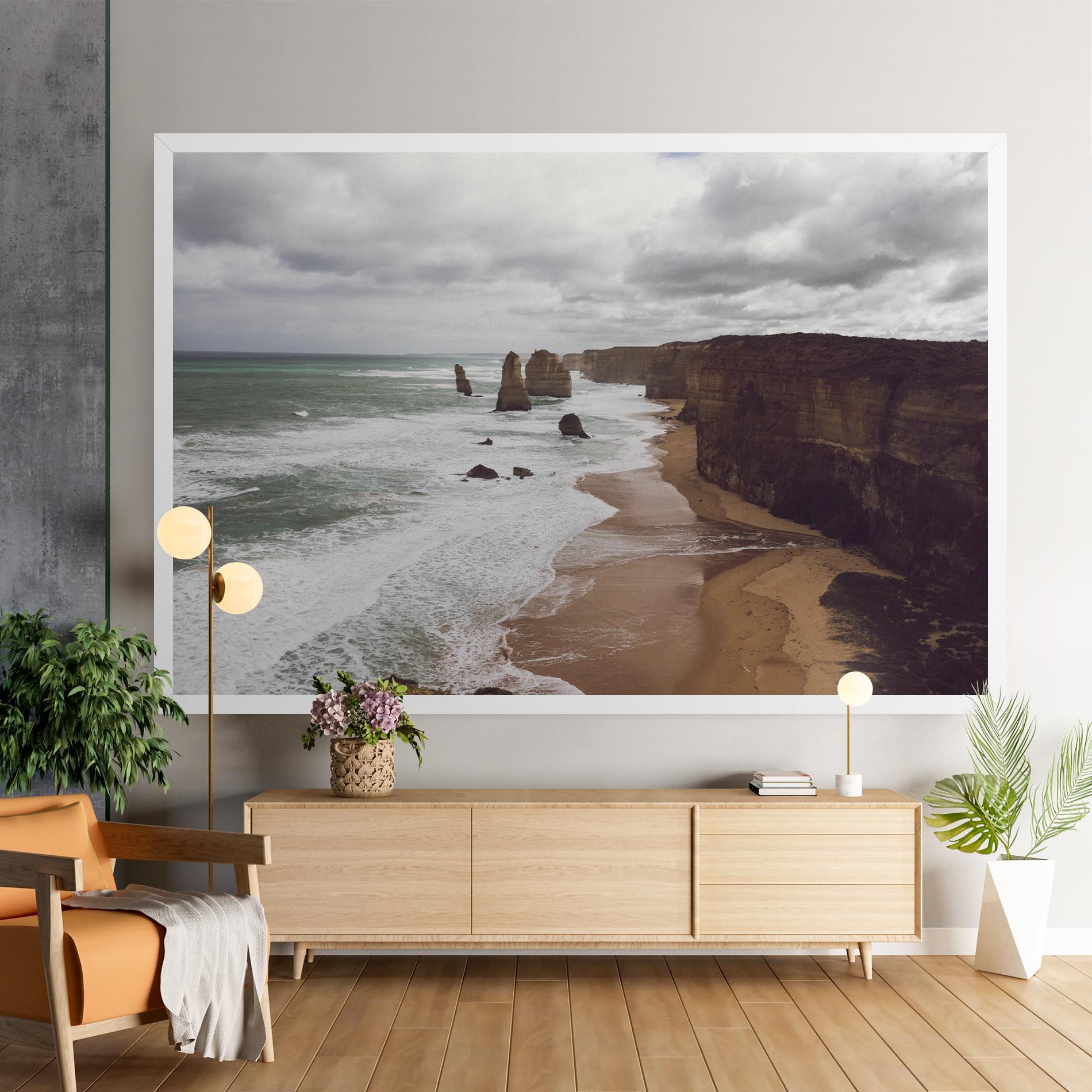 Grey Clouds Beach mockup 9