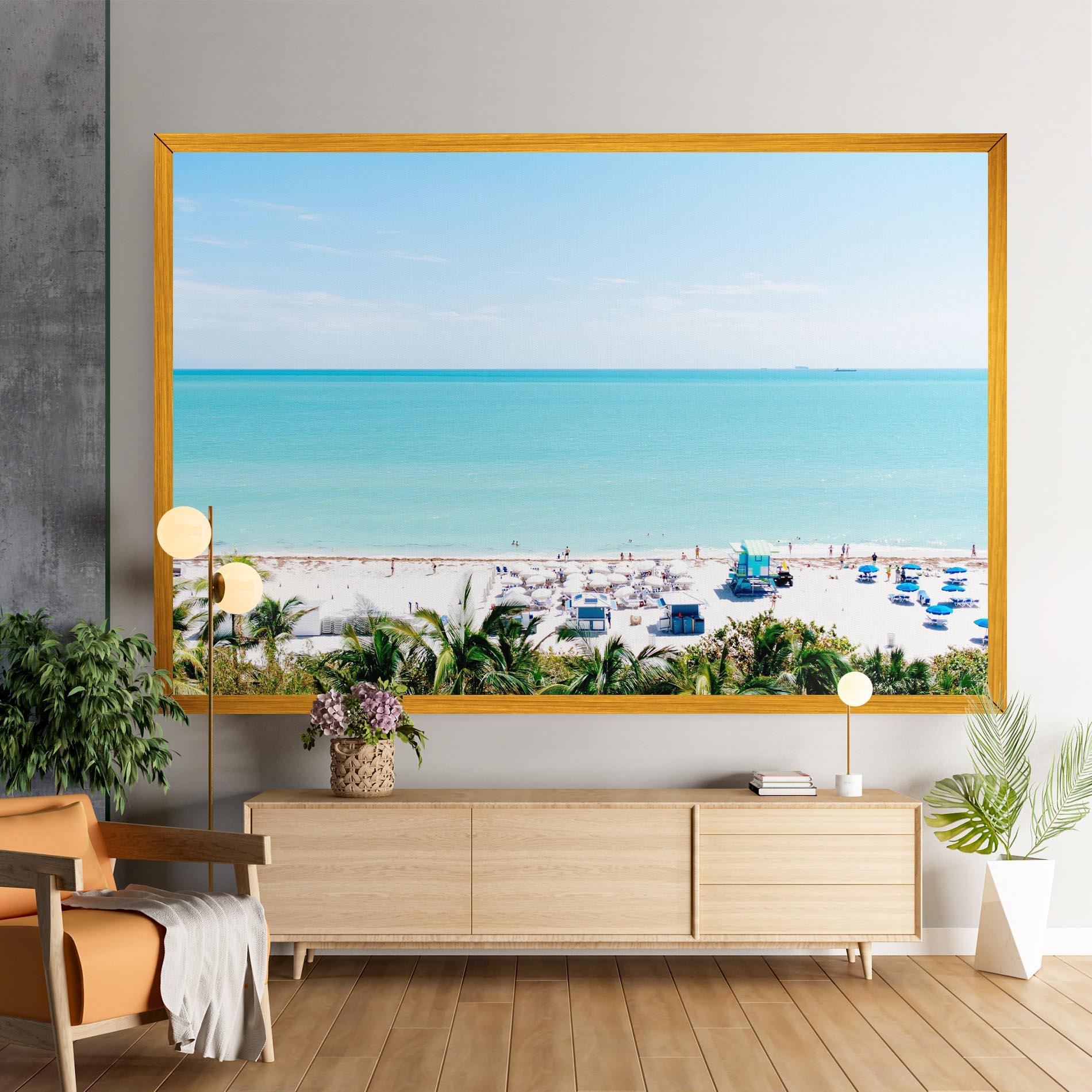 Vászonkép Blue Clear Water mockup 9