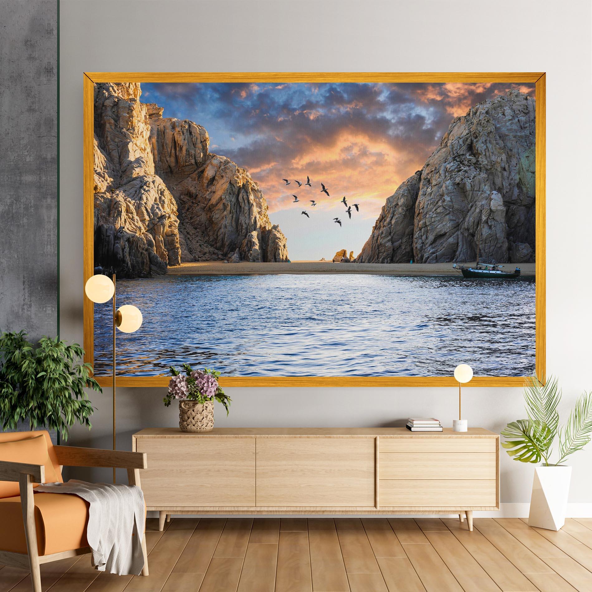 Vászonkép Lover S Beach mockup 9