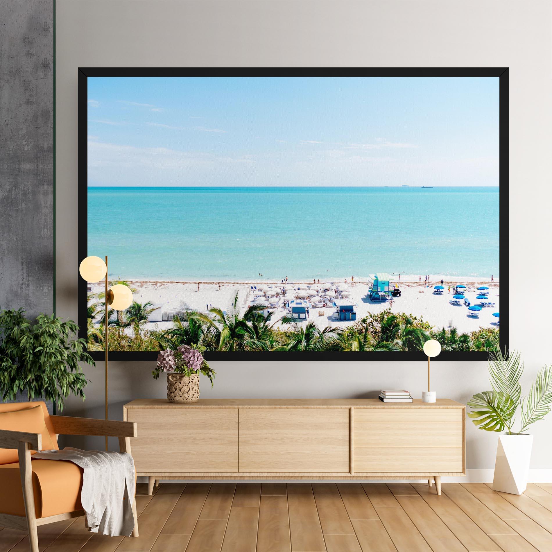 Vászonkép Blue Clear Water mockup 9