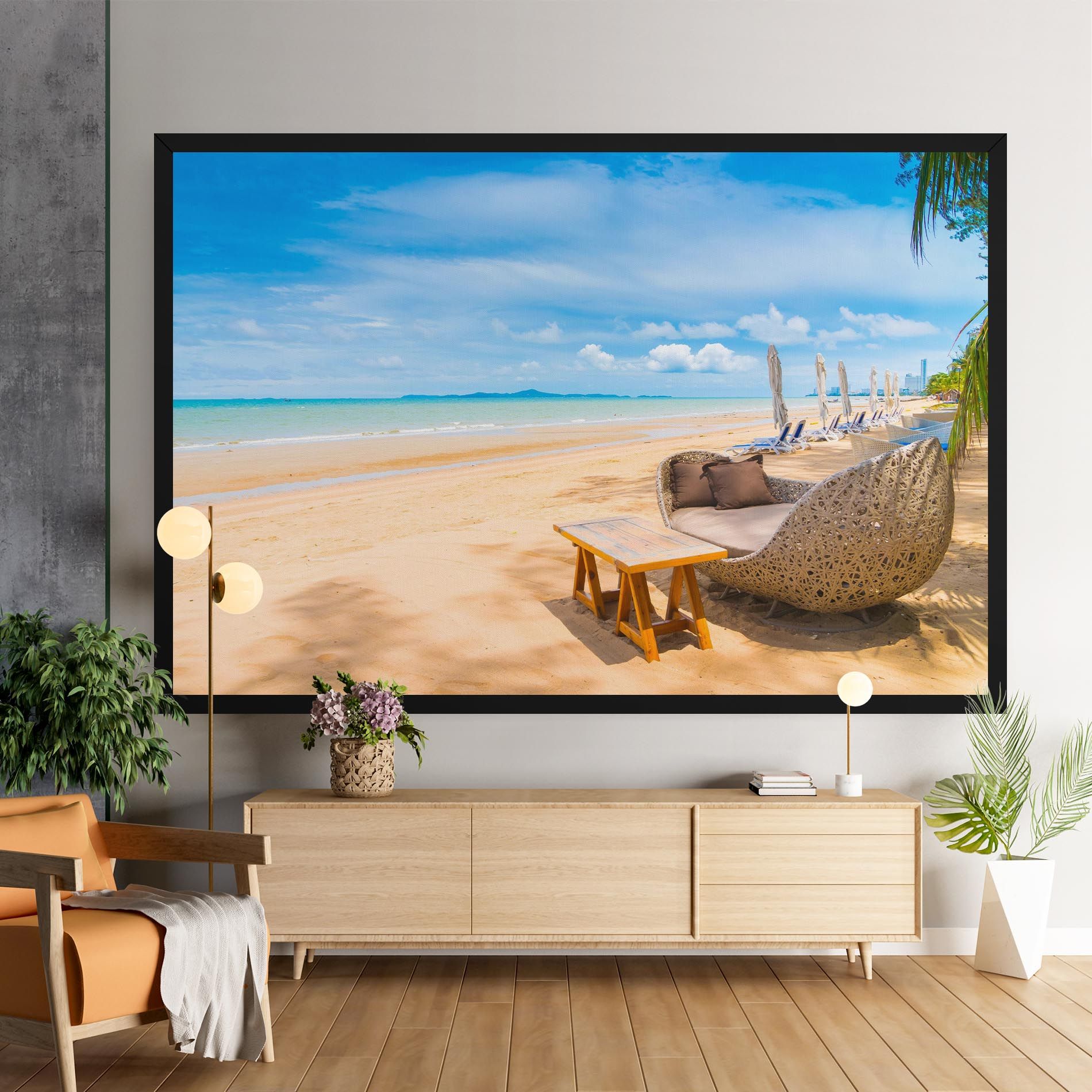 Dinning Blue Sky mockup 9