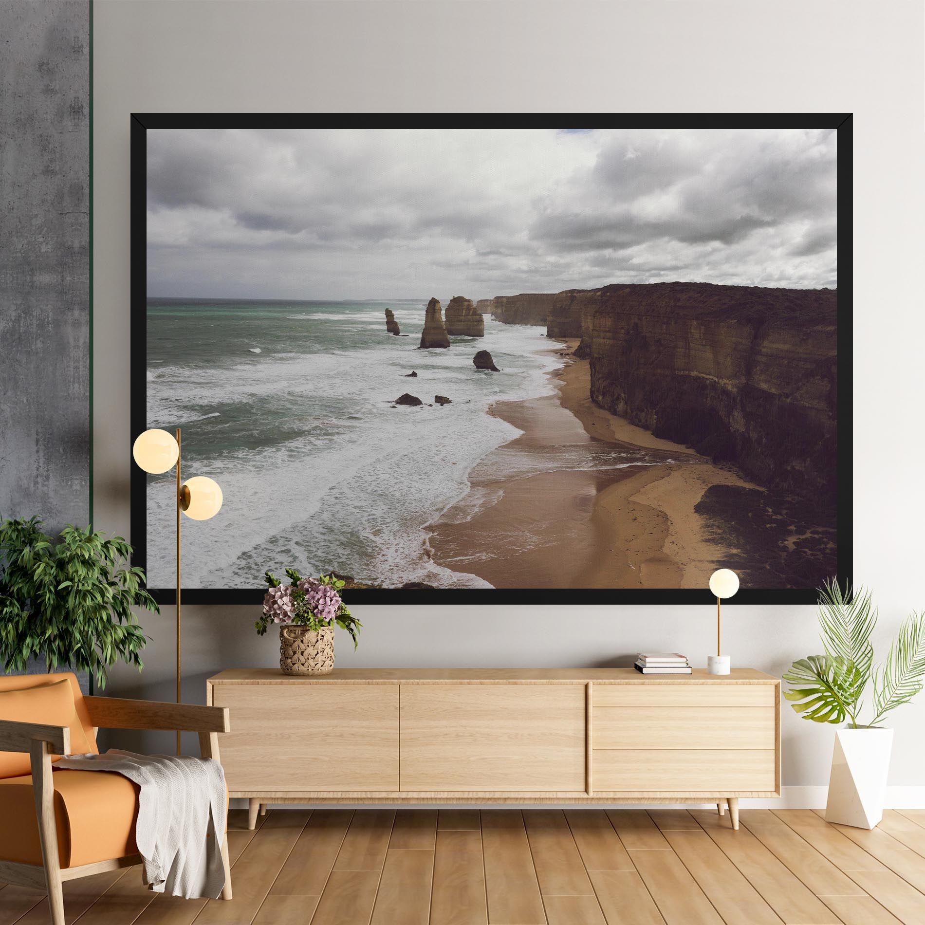 Grey Clouds Beach mockup 9