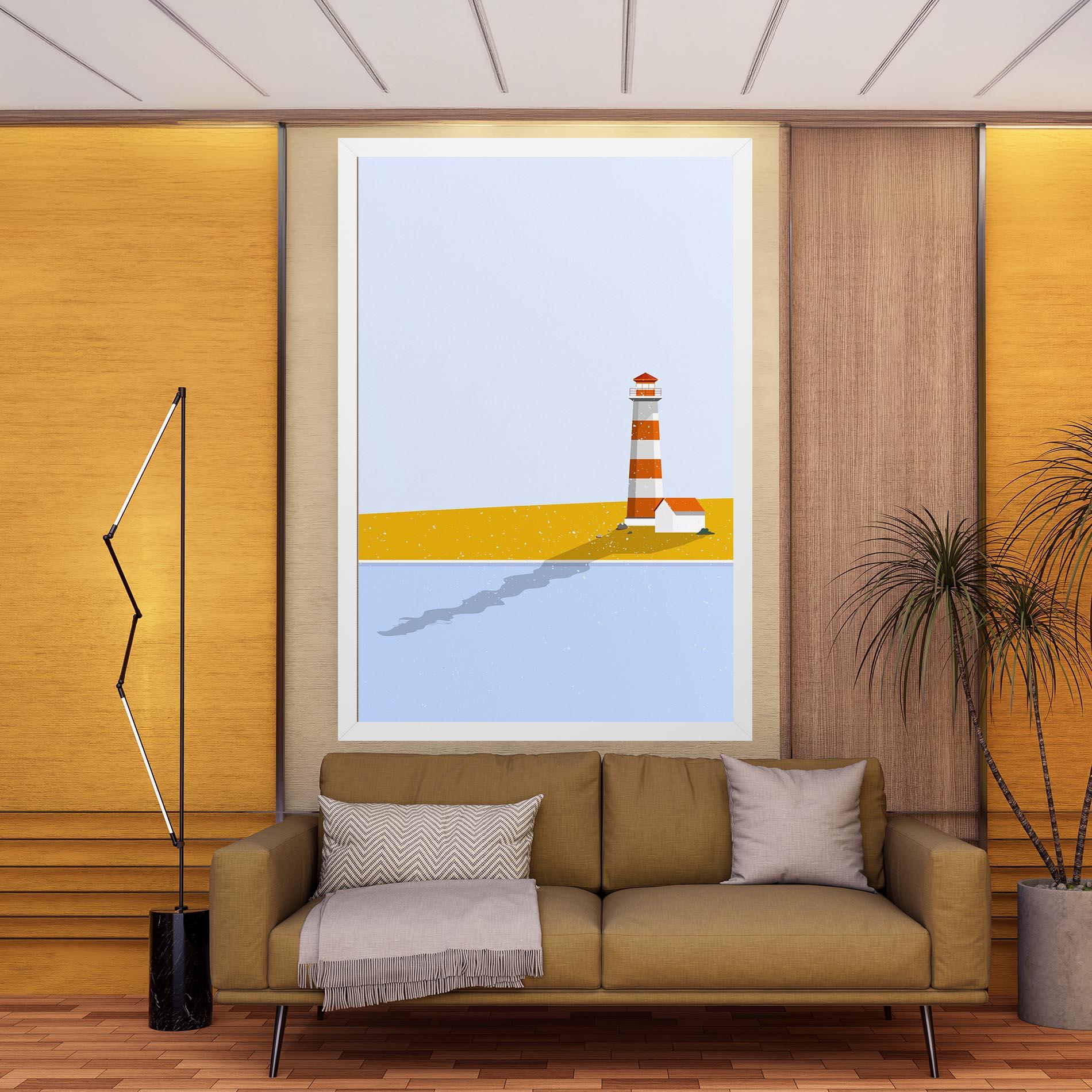 Vászonkép Beach Tower mockup 9