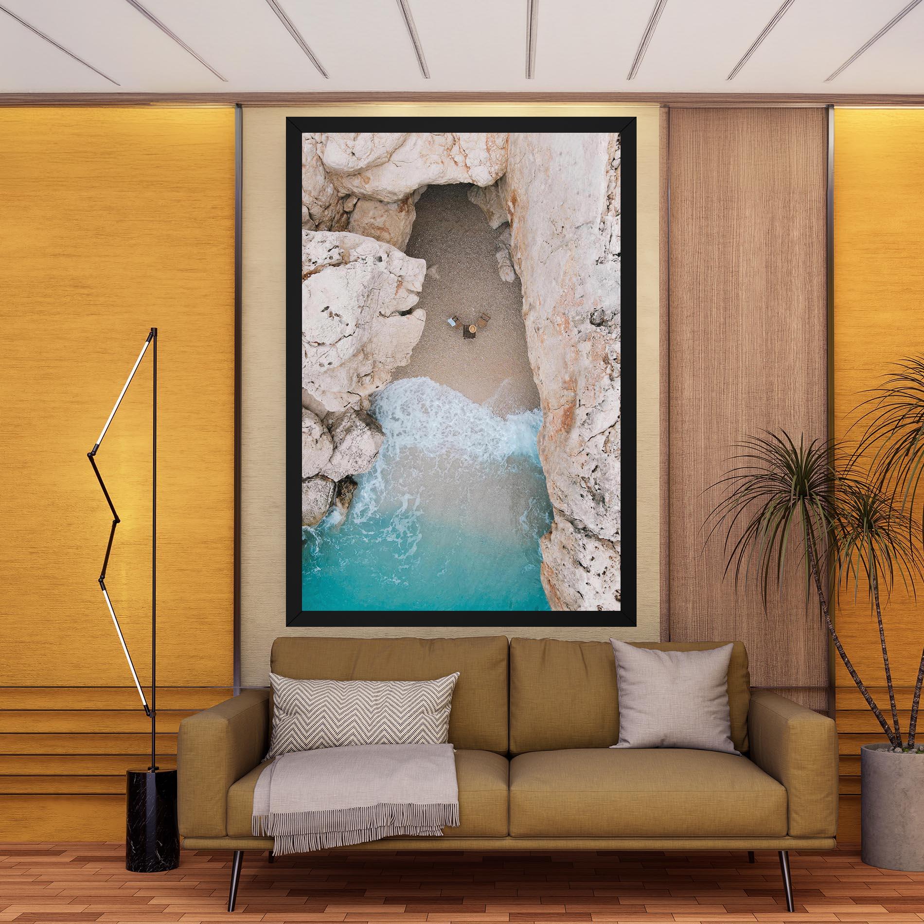 Vászonkép Private White Cave mockup 9