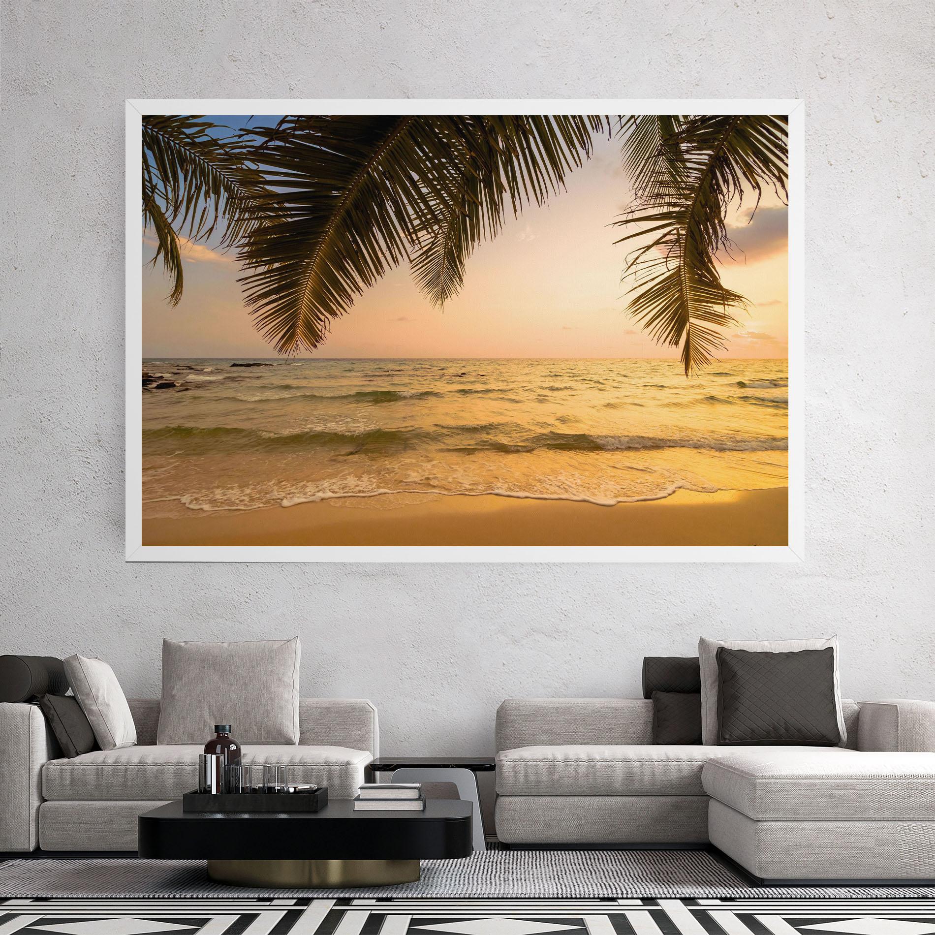 Vászonkép Paradise Island mockup 2