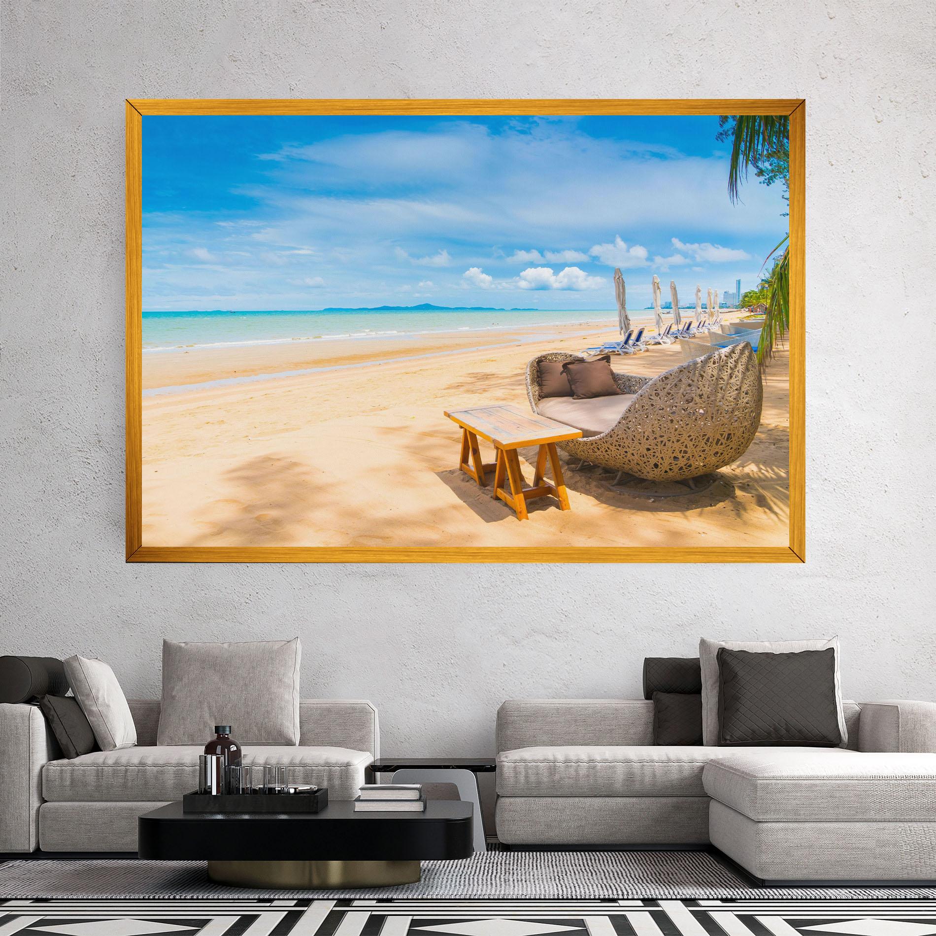 Vászonkép Dinning Blue Sky mockup 2